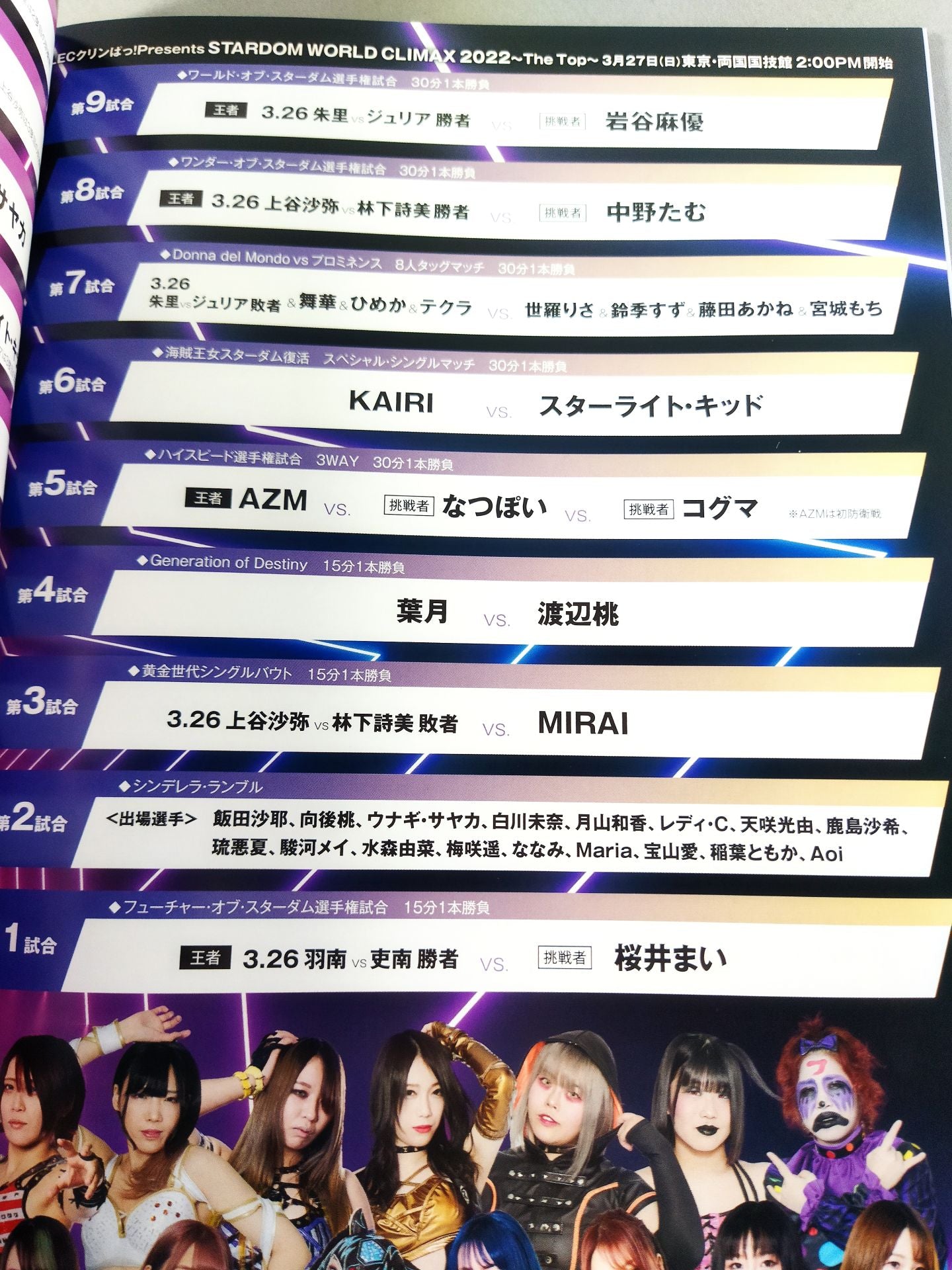 STARDOM WORLD CLIMAX 2022 in Ryogoku / The Best・The Top