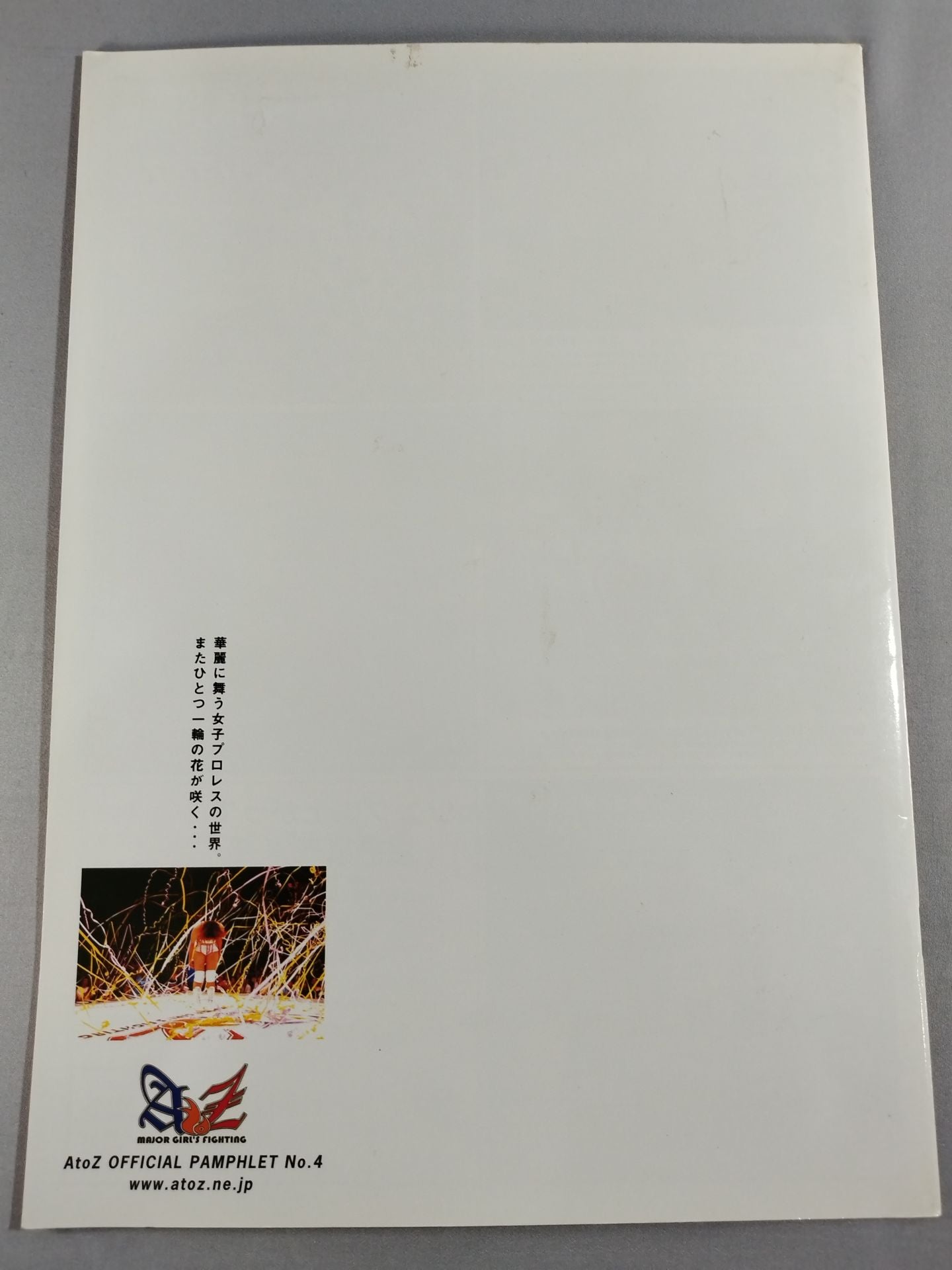 【西尾美香 直筆サイン入り】AtoZ オフィシャルパンフレット No.4