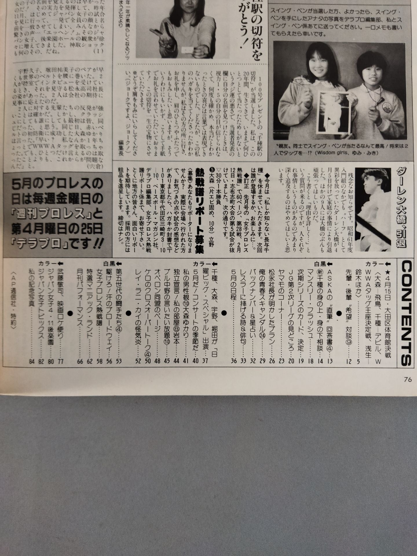 デラックスプロレス 1987年6月号