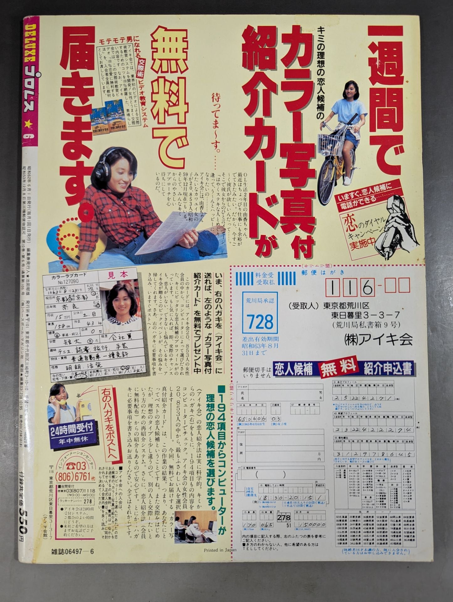 デラックスプロレス 1987年6月号