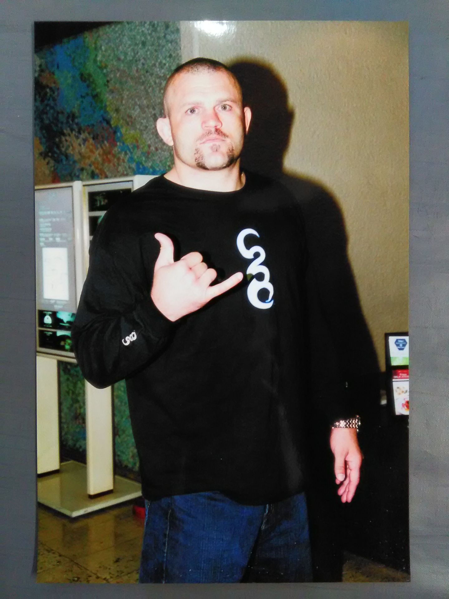 Chuck Liddell large format photo