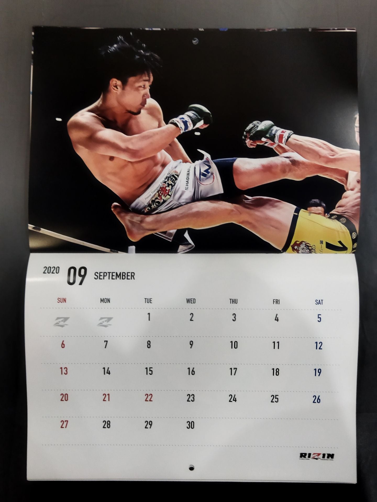 RIZIN 2020-2021 Calendar
