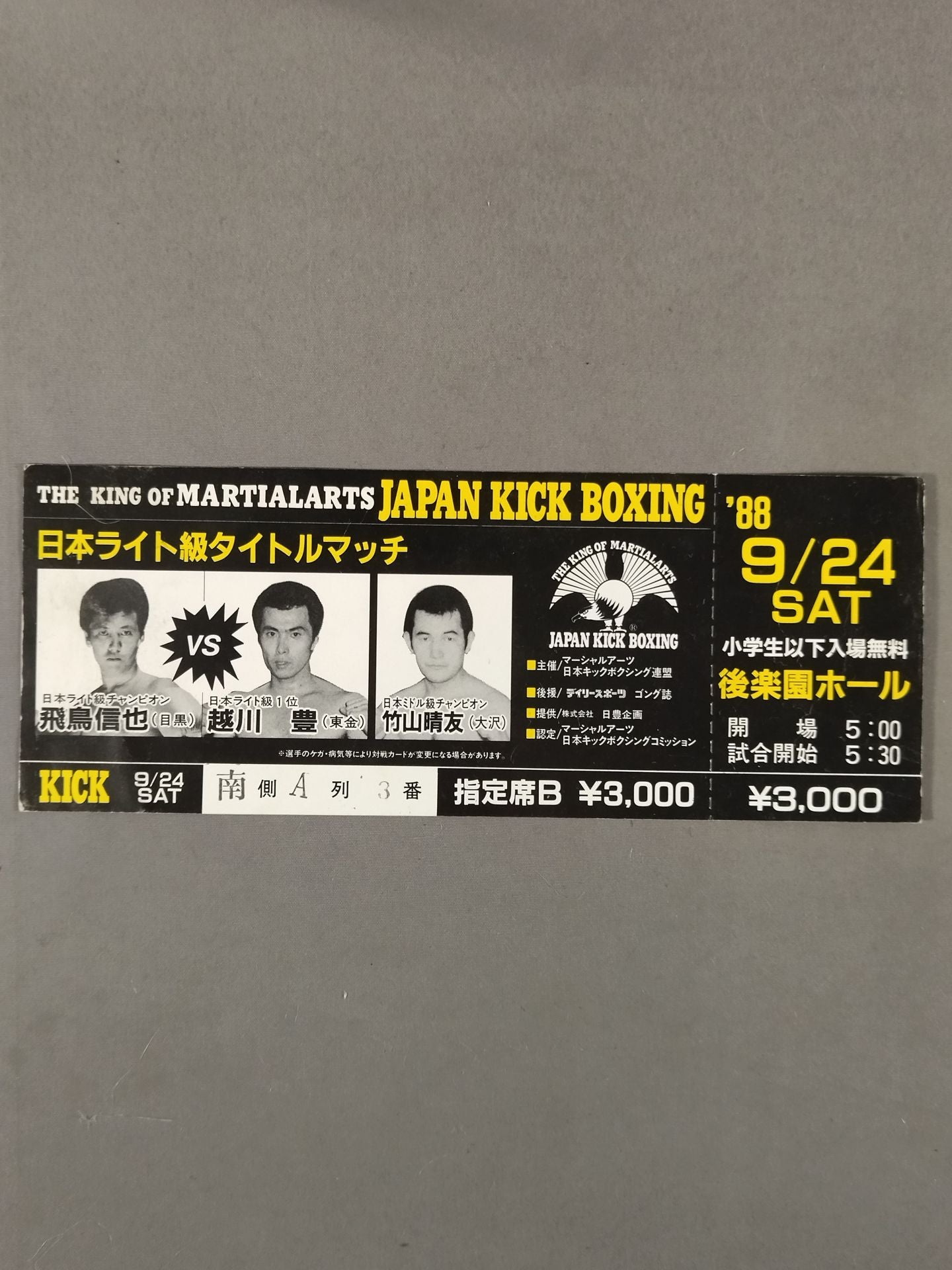 Shinya Asuka vs Yutaka Koshikawa