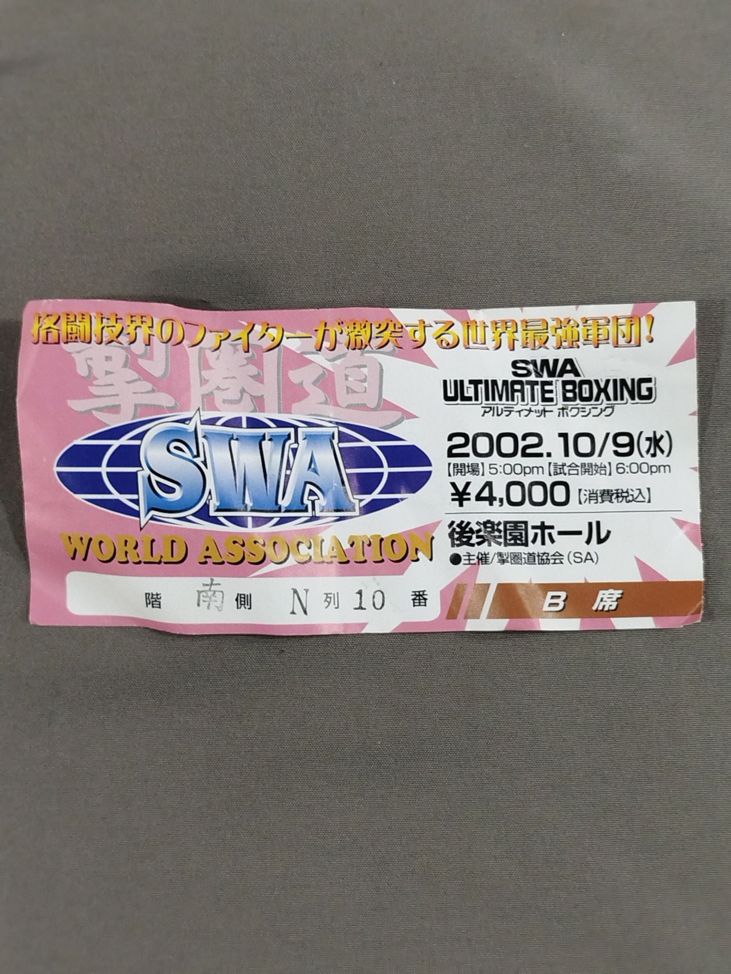 SWA Ultimate Boxing 2002 Champion Match