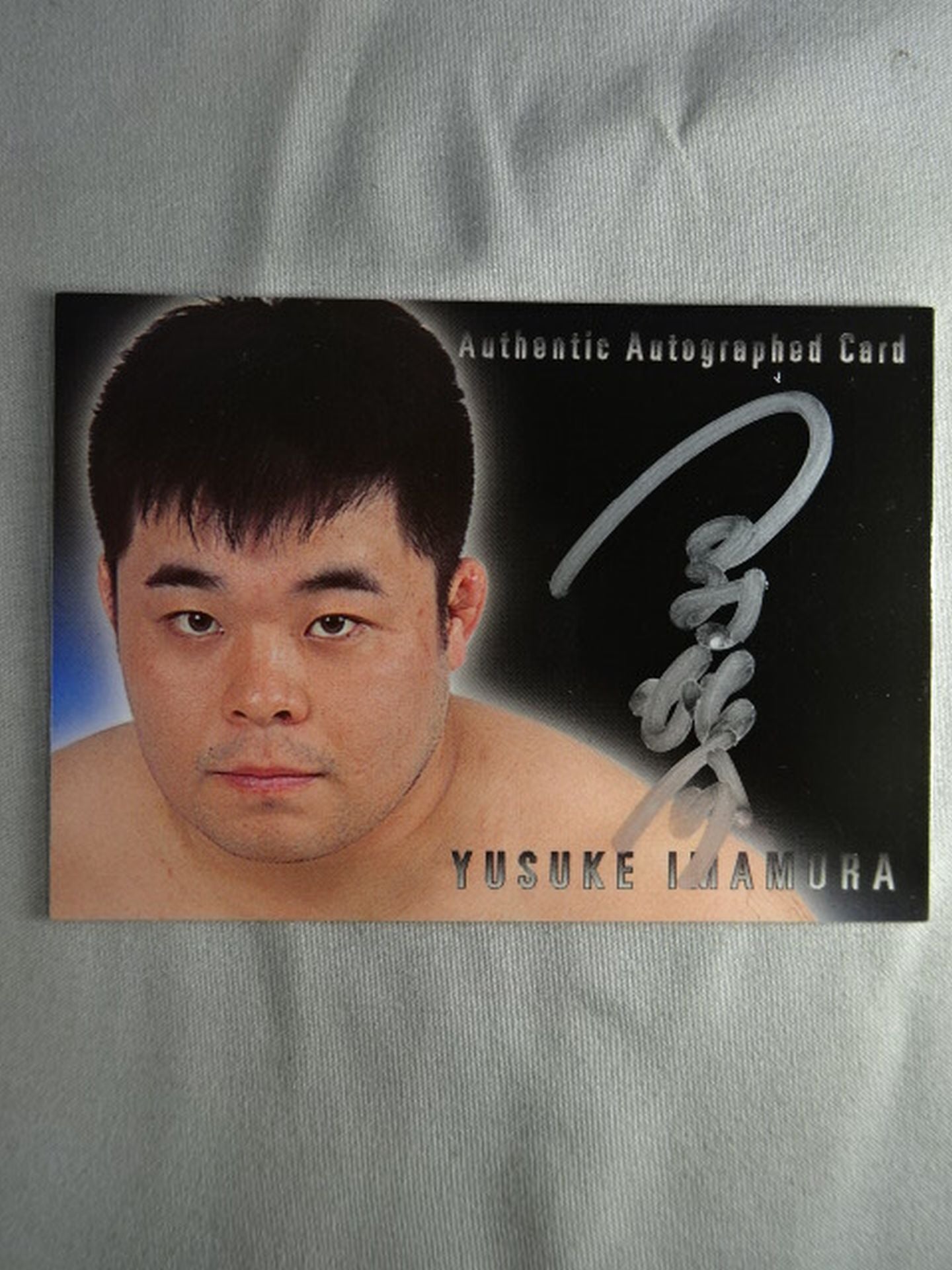 2001 Sakurado Yusuke Imamura Official Autographed Card