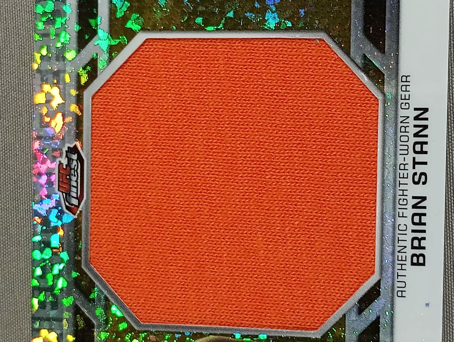 2013 UFC topps ブライアン・スタン 公式レリックカード(コスチューム)