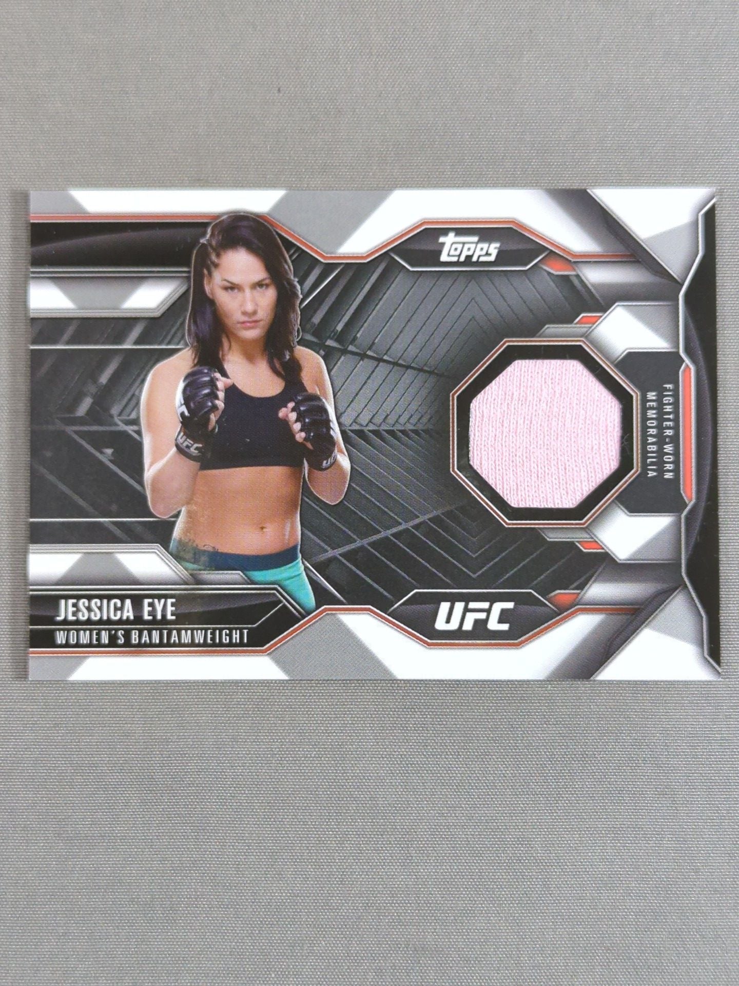 2015 UFC topps ジェシカ・アイ 公式レリックカード(コスチューム)
