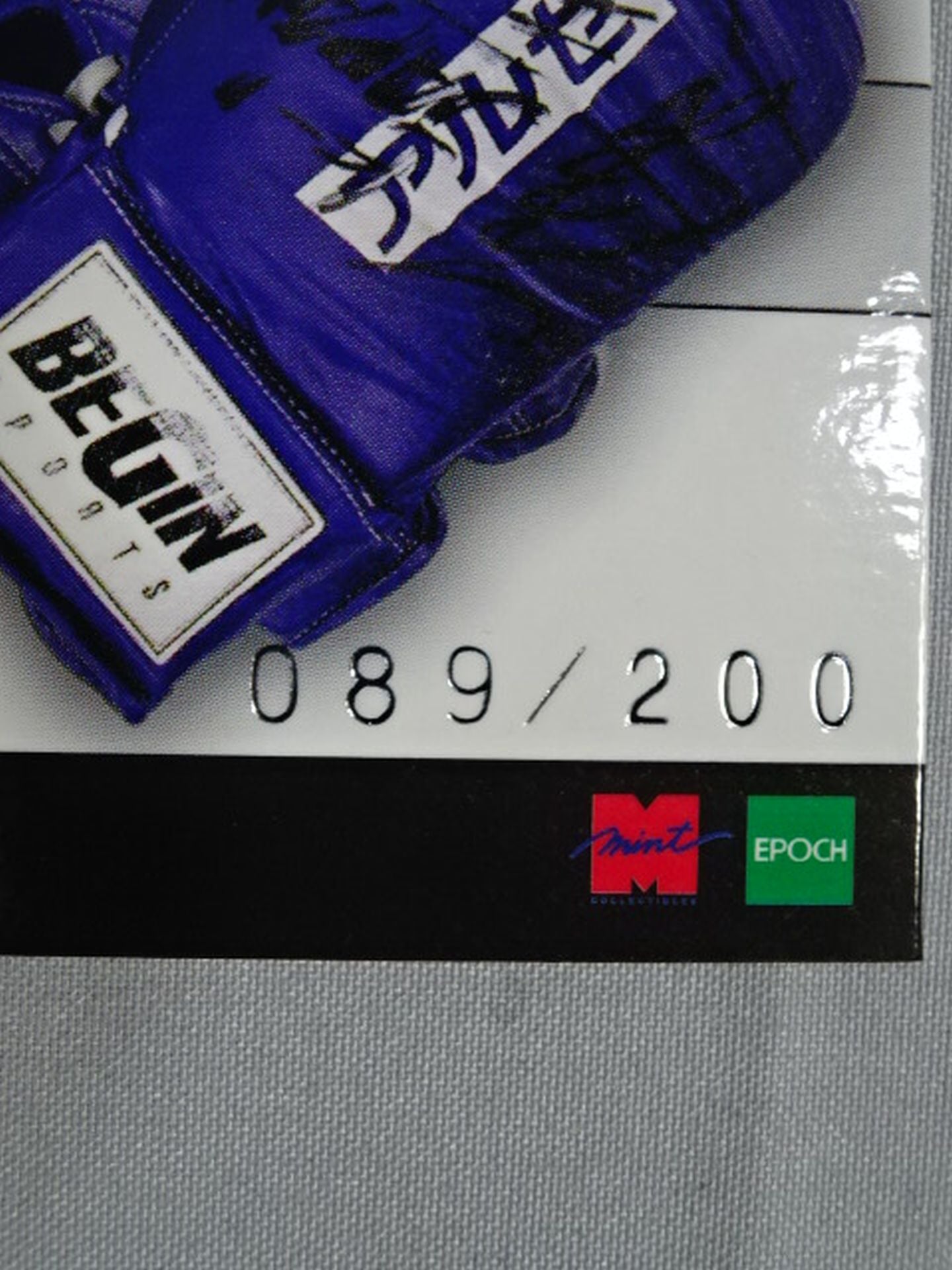 2003 K-1 EPOCH Hiromi Amada worn by him glove card
