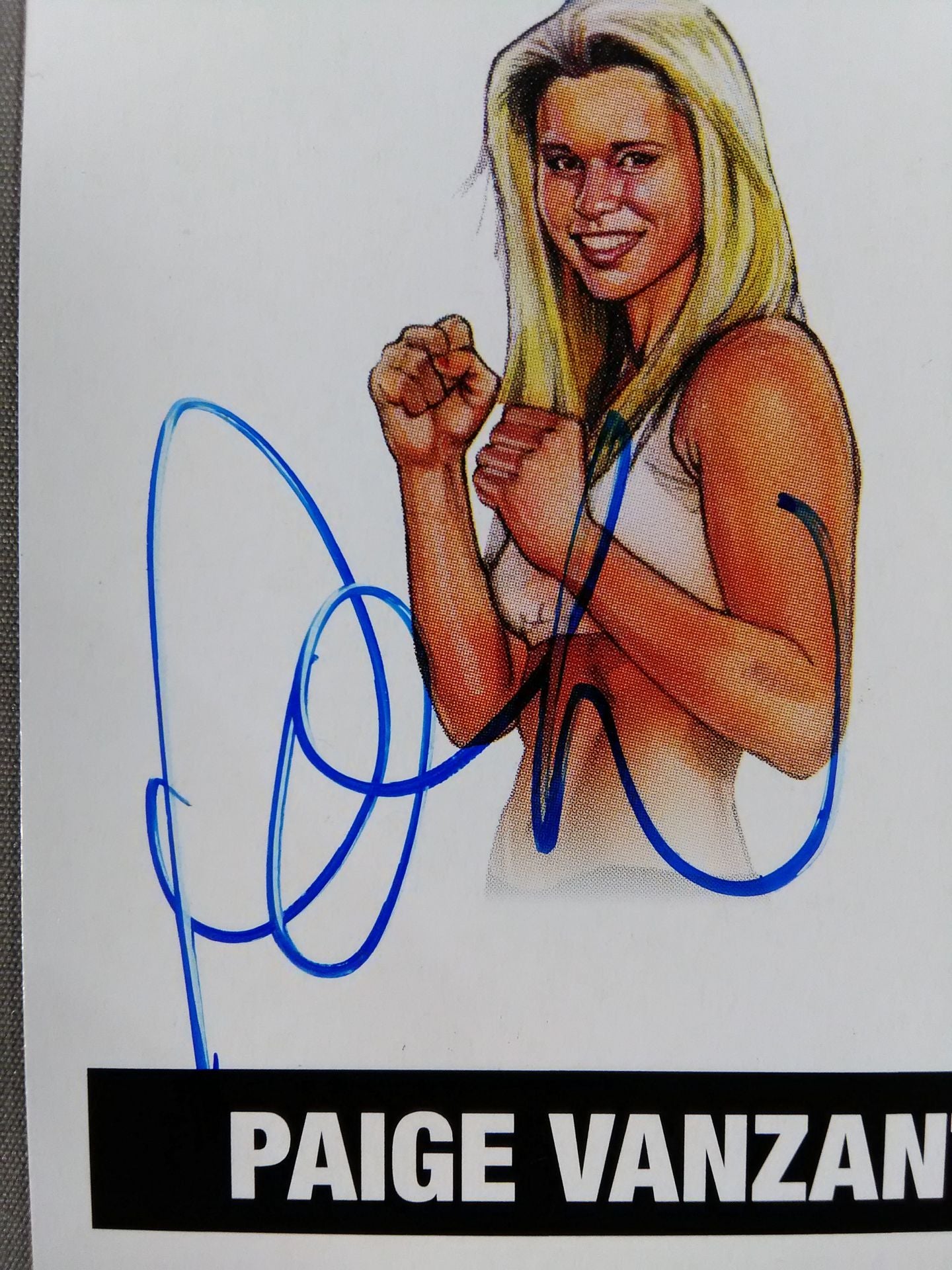 ★2016 LEAF ORIGINALS MMA Paige★ Van Zandt autographed card