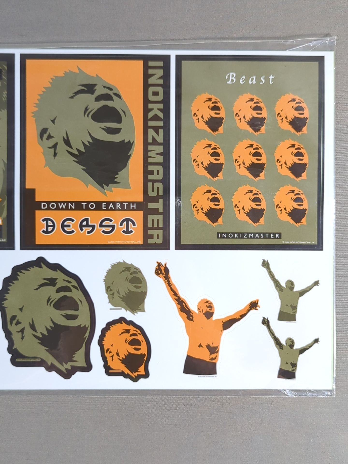 藤田和之「INOKIZMASTER・BEAST」ステッカー