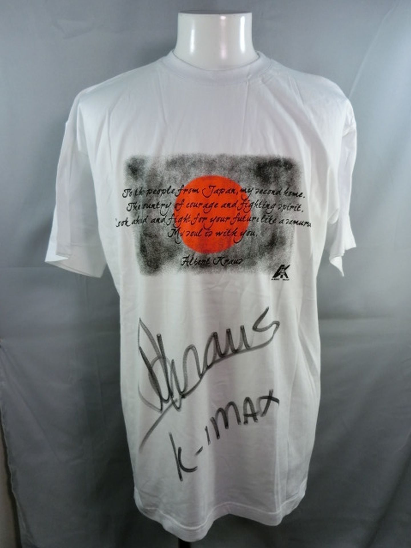 【hand signed autograph】  Albert Kraus T-shirt