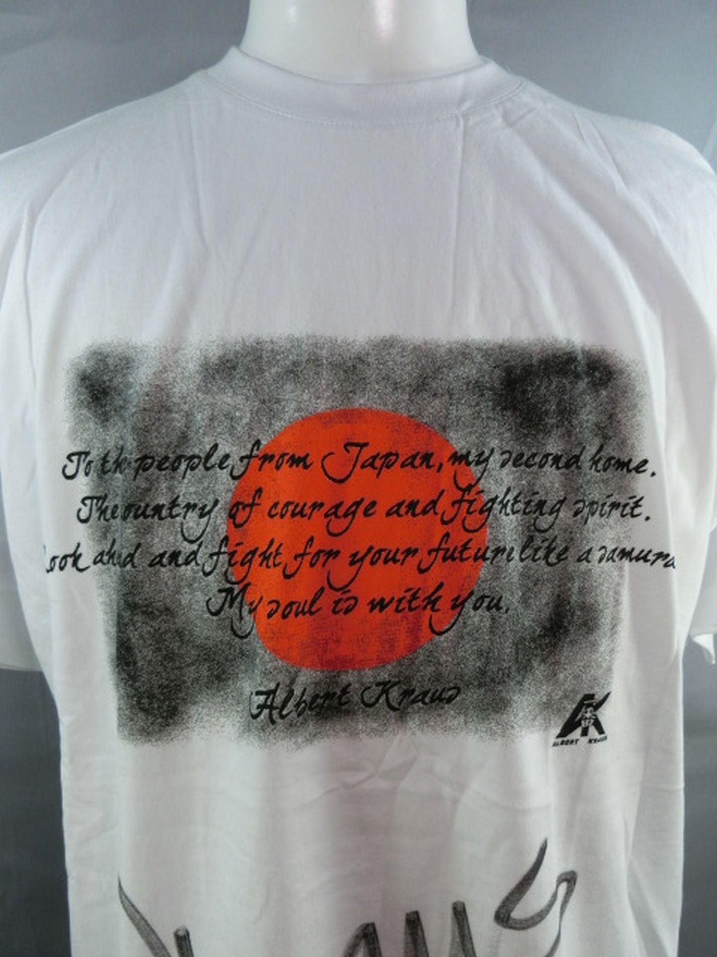 【hand signed autograph】  Albert Kraus T-shirt