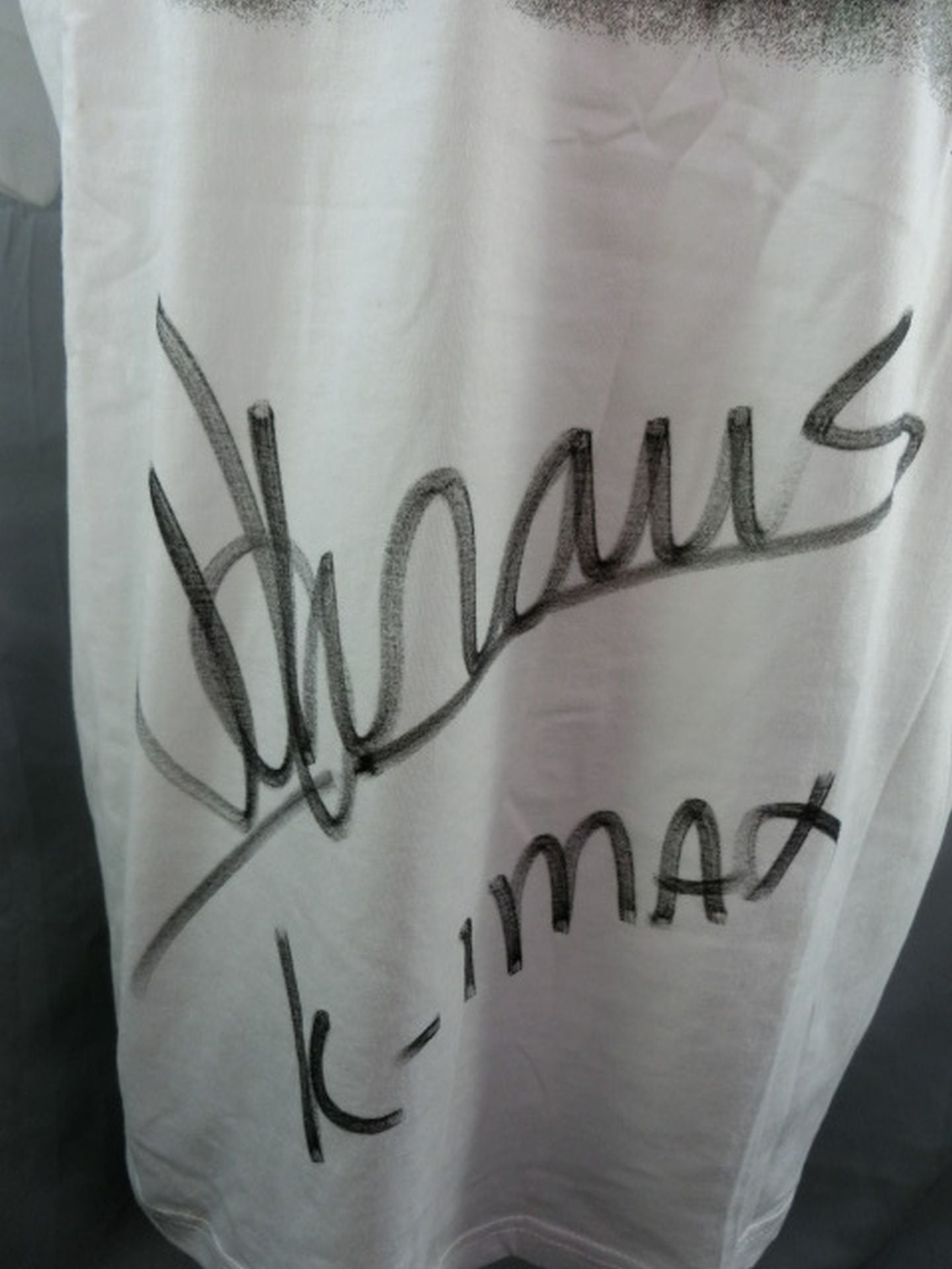 【hand signed autograph】  Albert Kraus T-shirt