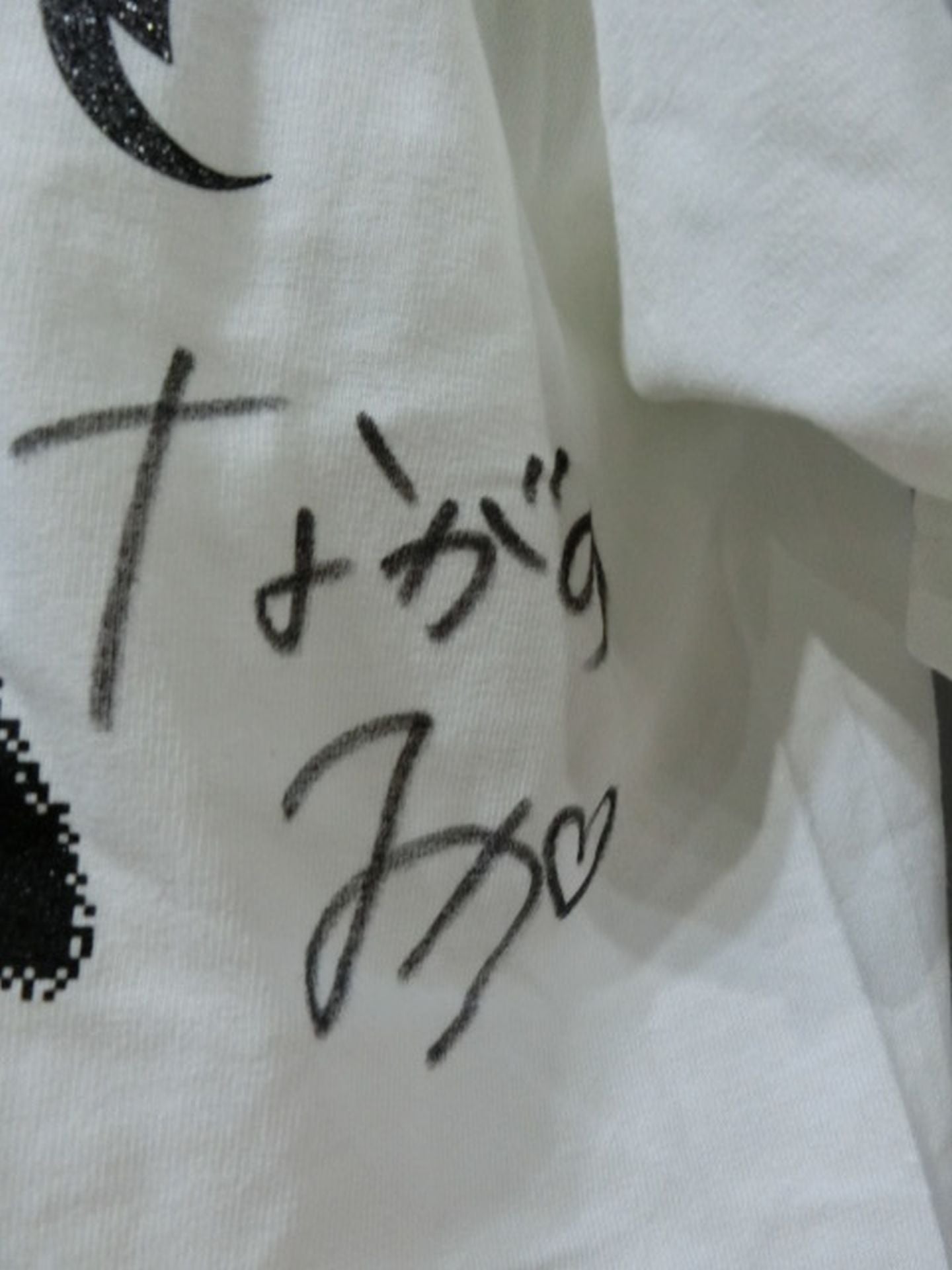 【hand signed autograph】 Mika Nagano×reversal T-shirt