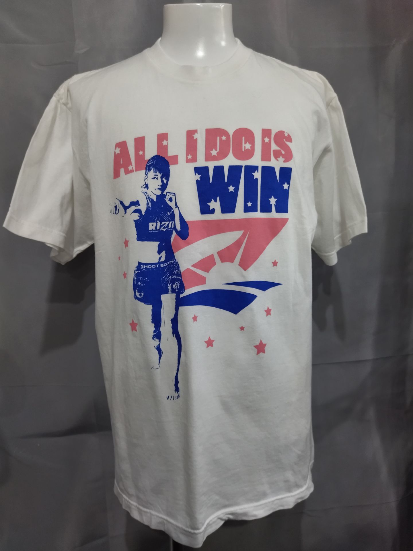 RIZIN ×RENA "ALL IDOIS WIN" Illustration T-shirt