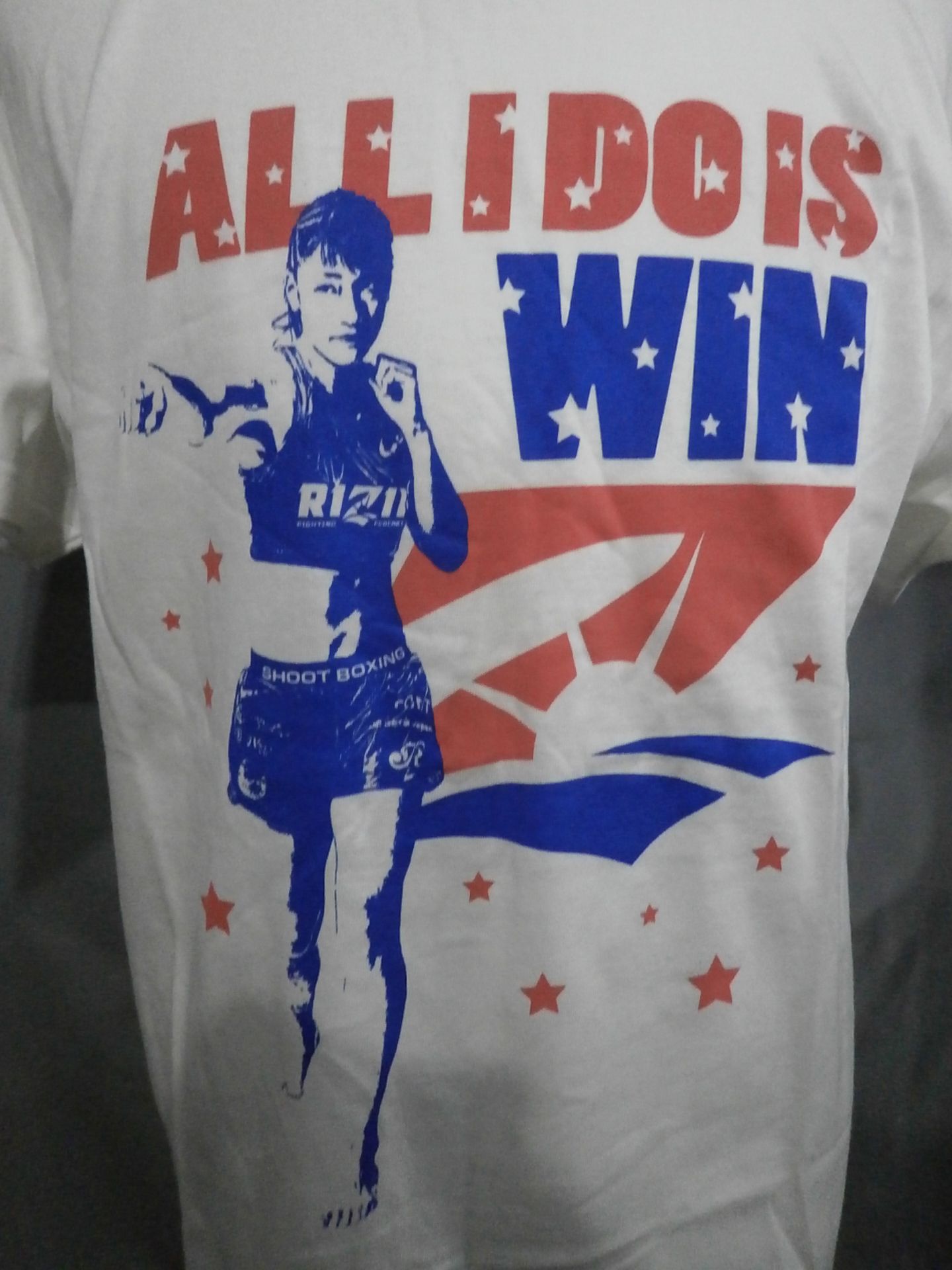 RIZIN×RENA「ALL IDOIS WIN」イラストTシャツ