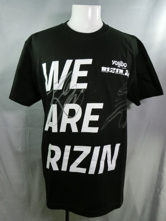 ★那須川天心×皇治 直筆Wサイン入り★ RIZIN.24 Tシャツ