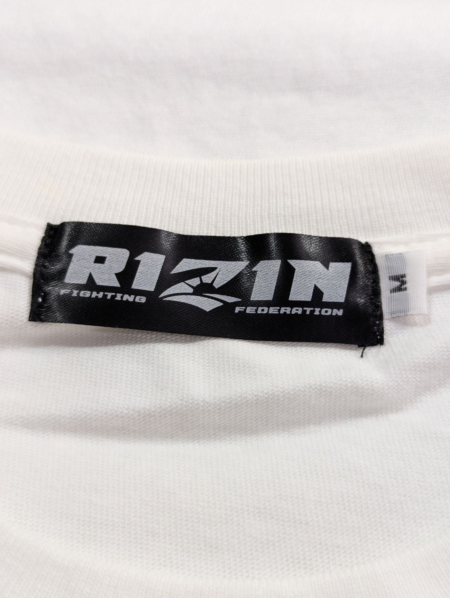 【Kyoji Horiguchi hand signed autograph 】RIZIN logo T-shirt (4) (white)
