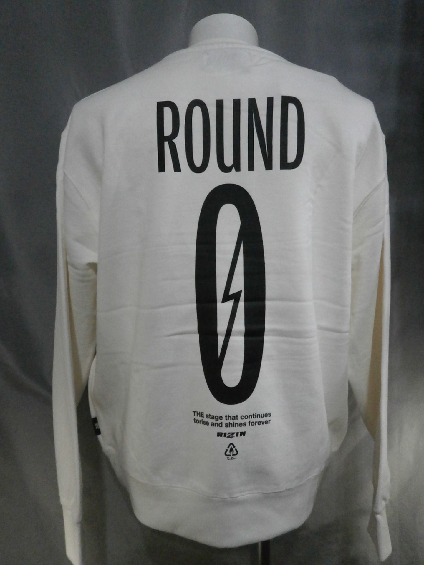 RIZIN スウェットトレーナー③(ホワイト)