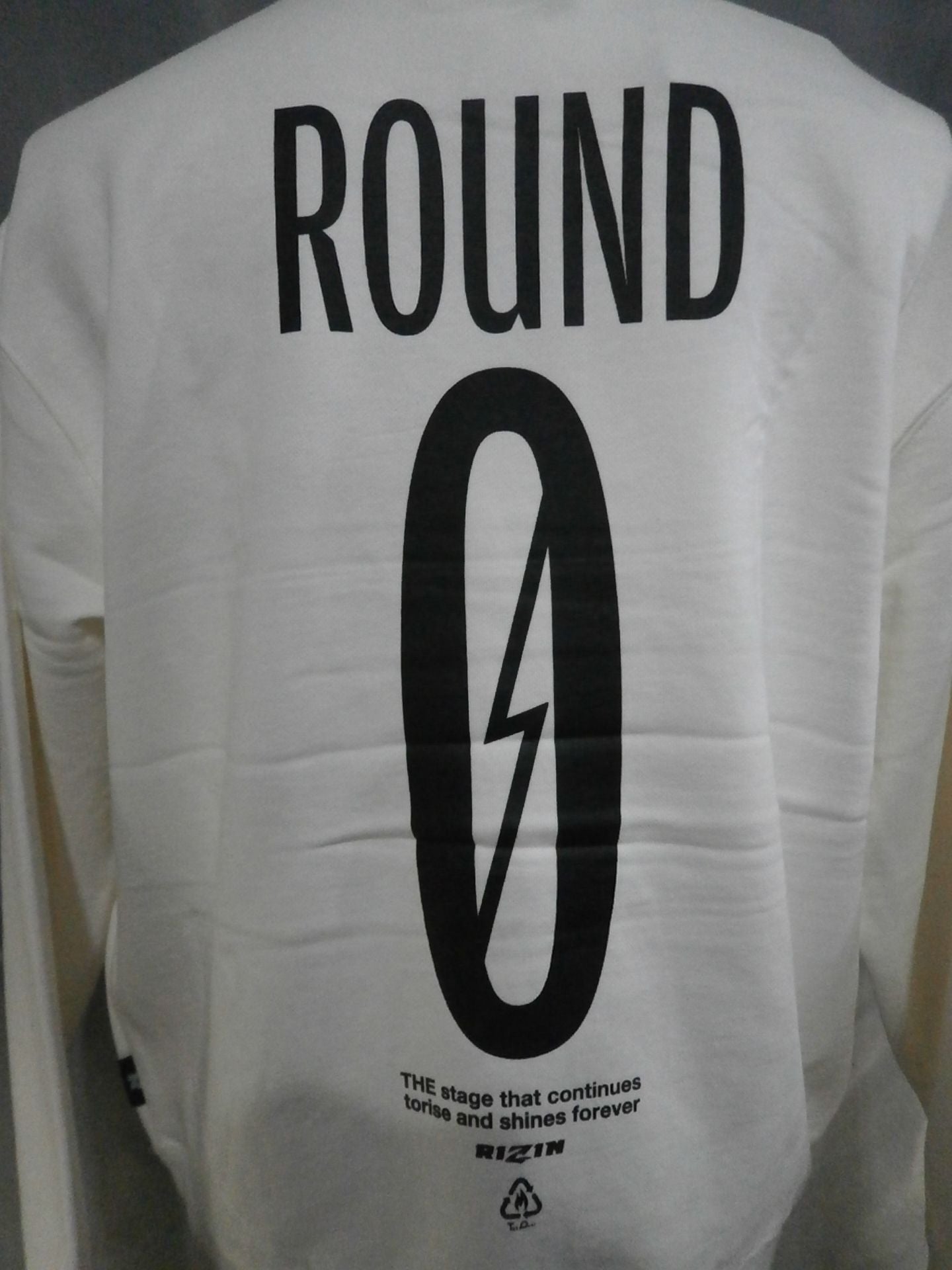 RIZIN スウェットトレーナー③(ホワイト)