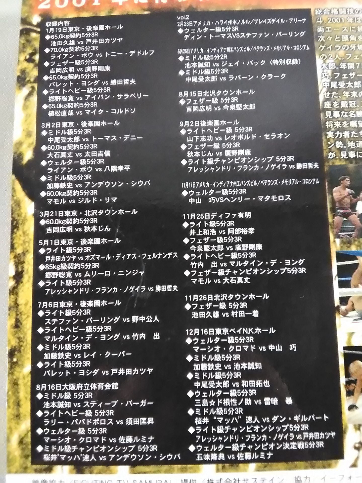 Shooto 2001