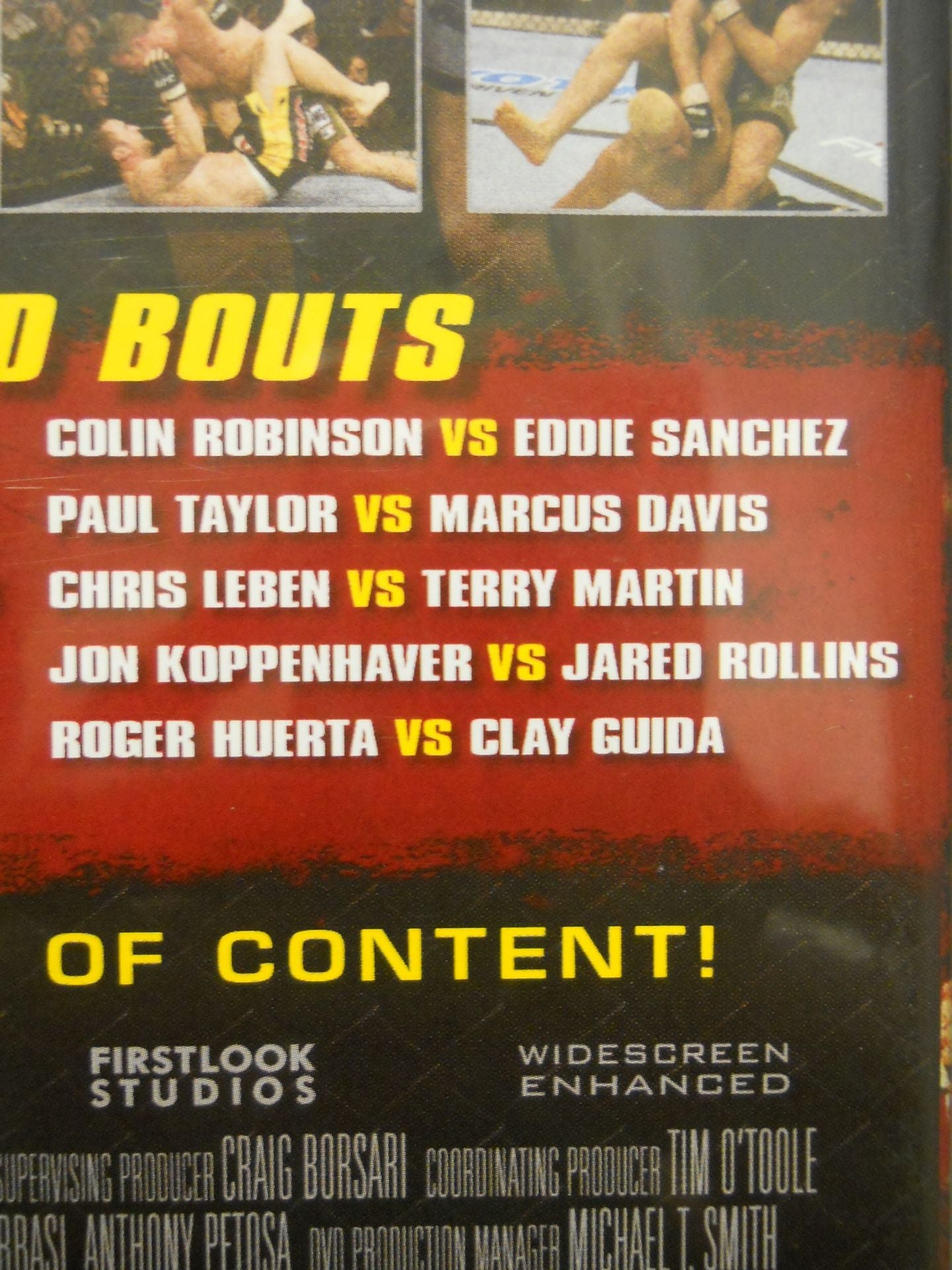 UFC ULTIMATE COMEBACKS