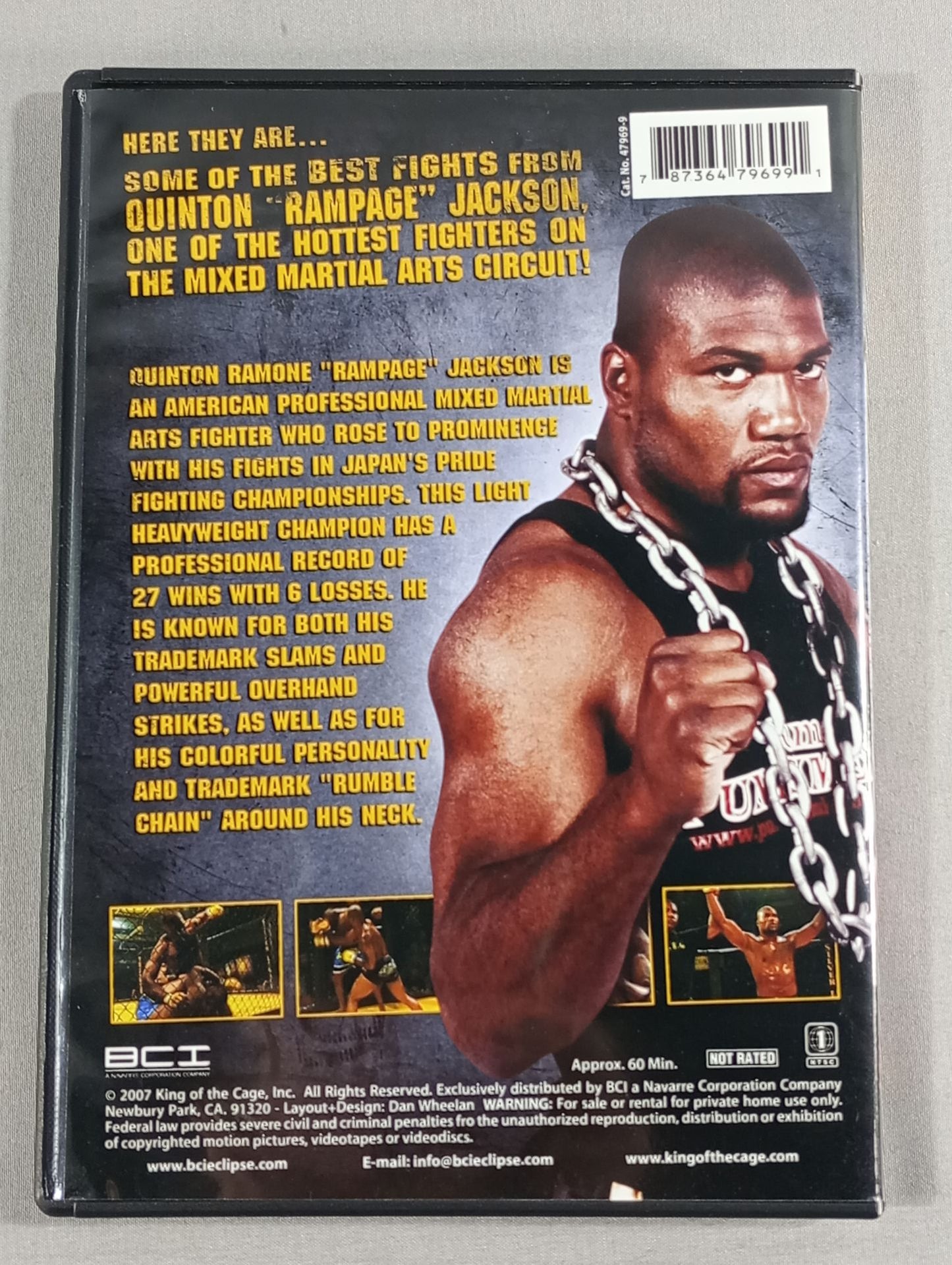 KING OF THE CAGE RAMPAGE BIRTH OF A CHAMPION