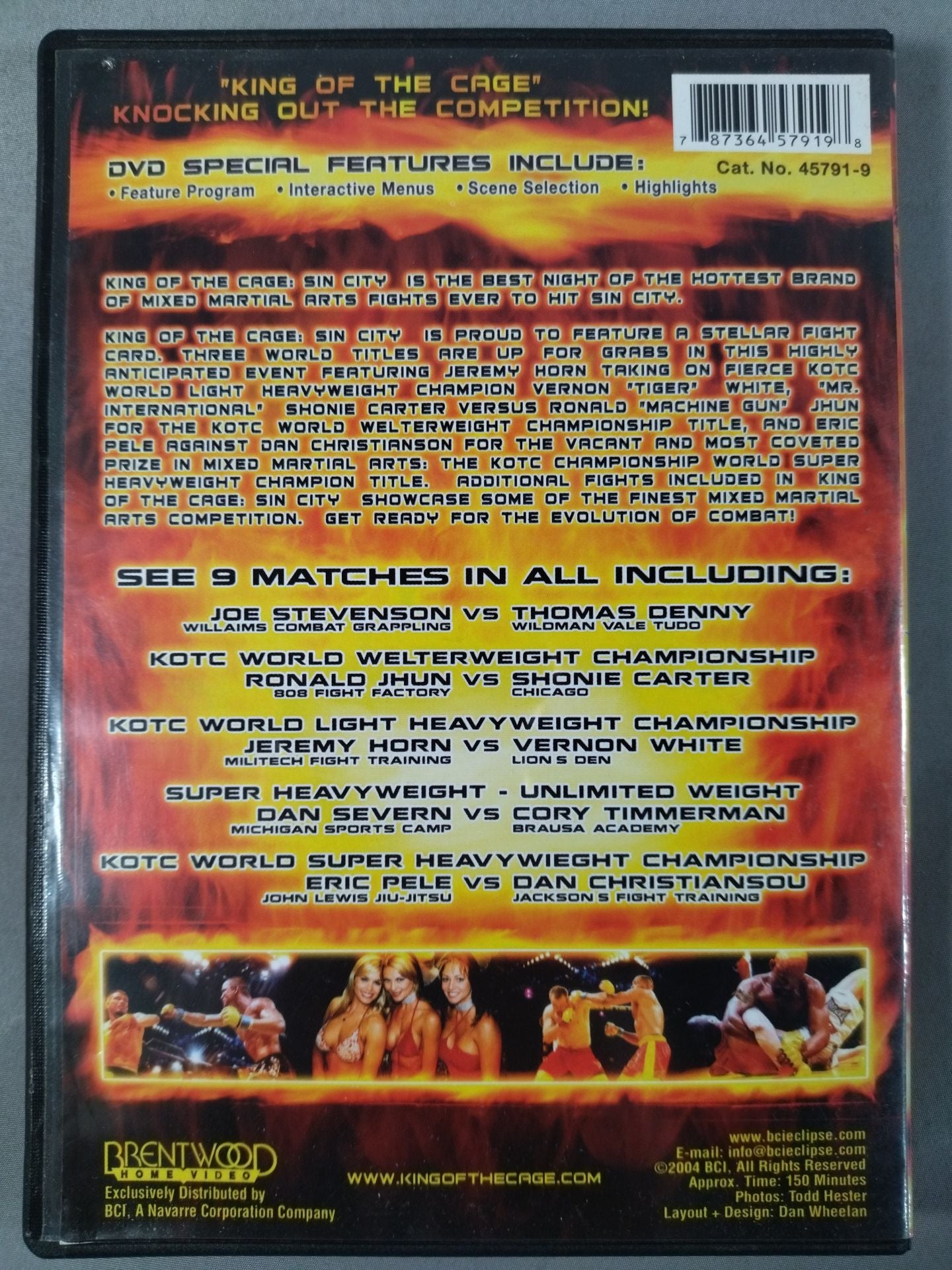 KING OF THE CAGE Sin City