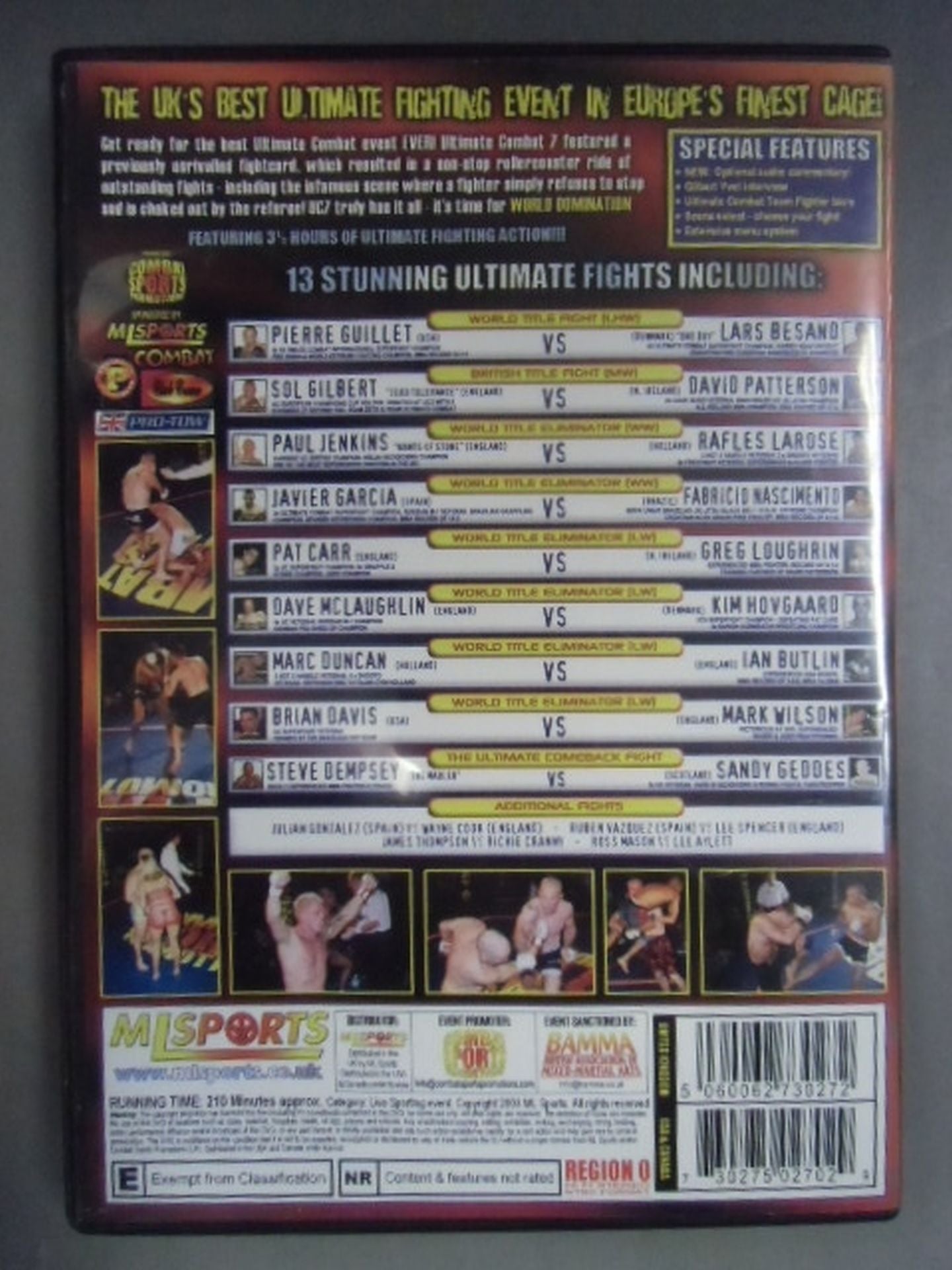 ULTIMATE COMBAT 7 WORLD DOMINATION