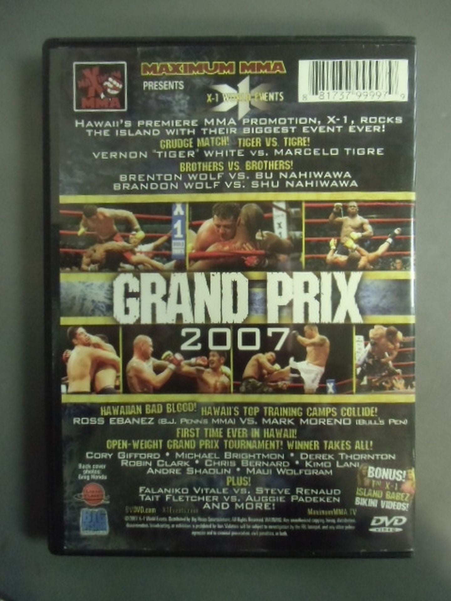 MAXIMUM MMA X-1 WORLD EVENTS GRAND PRIX 2007