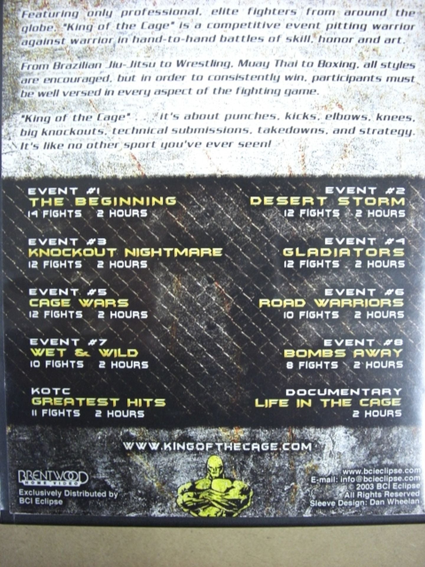 KING OF THE CAGE THE EVOLUTION OF COMBAT 44705-9