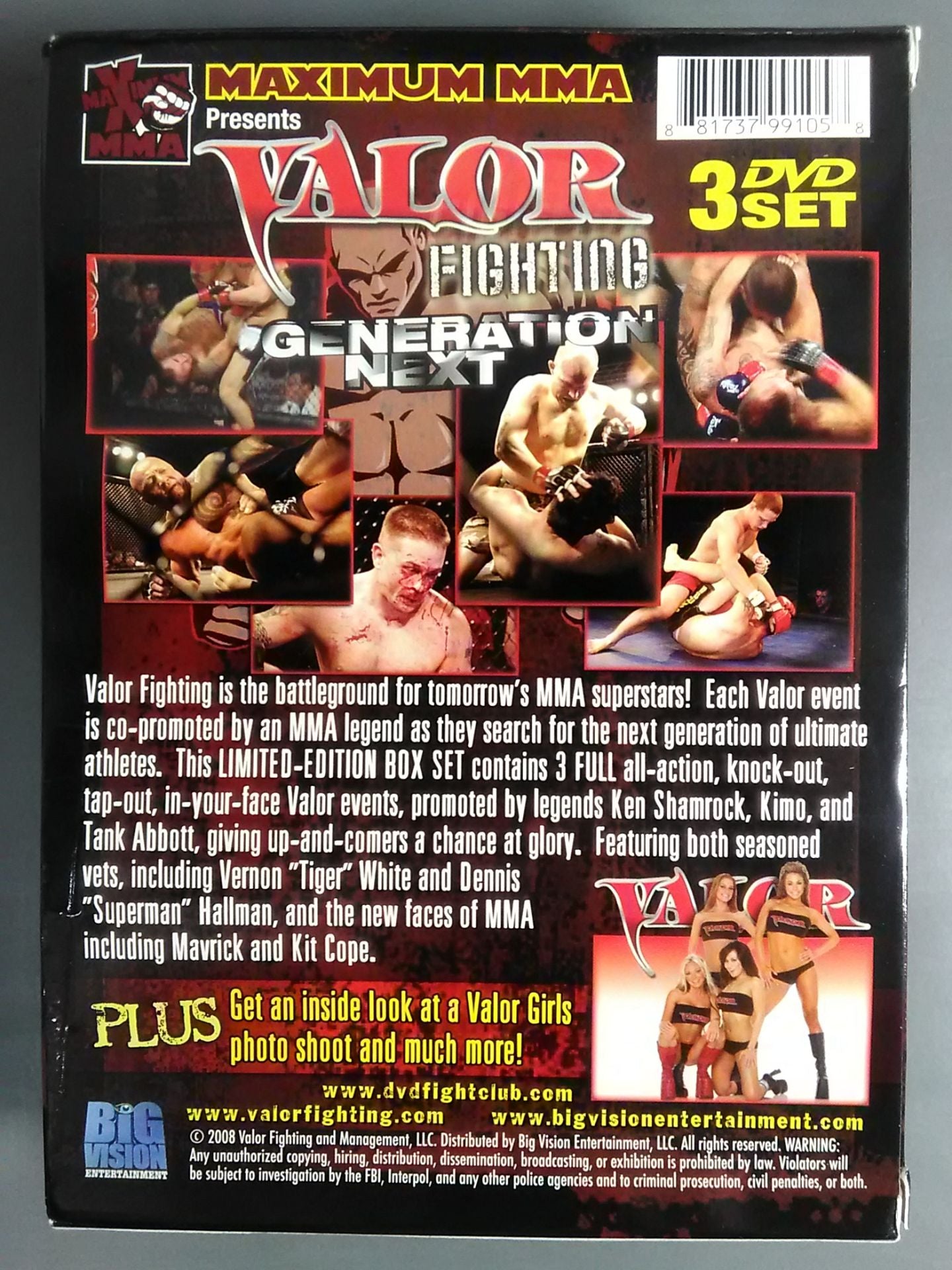 MAXIMUM MMA VALOR FIGHTING GENERATION NEXT