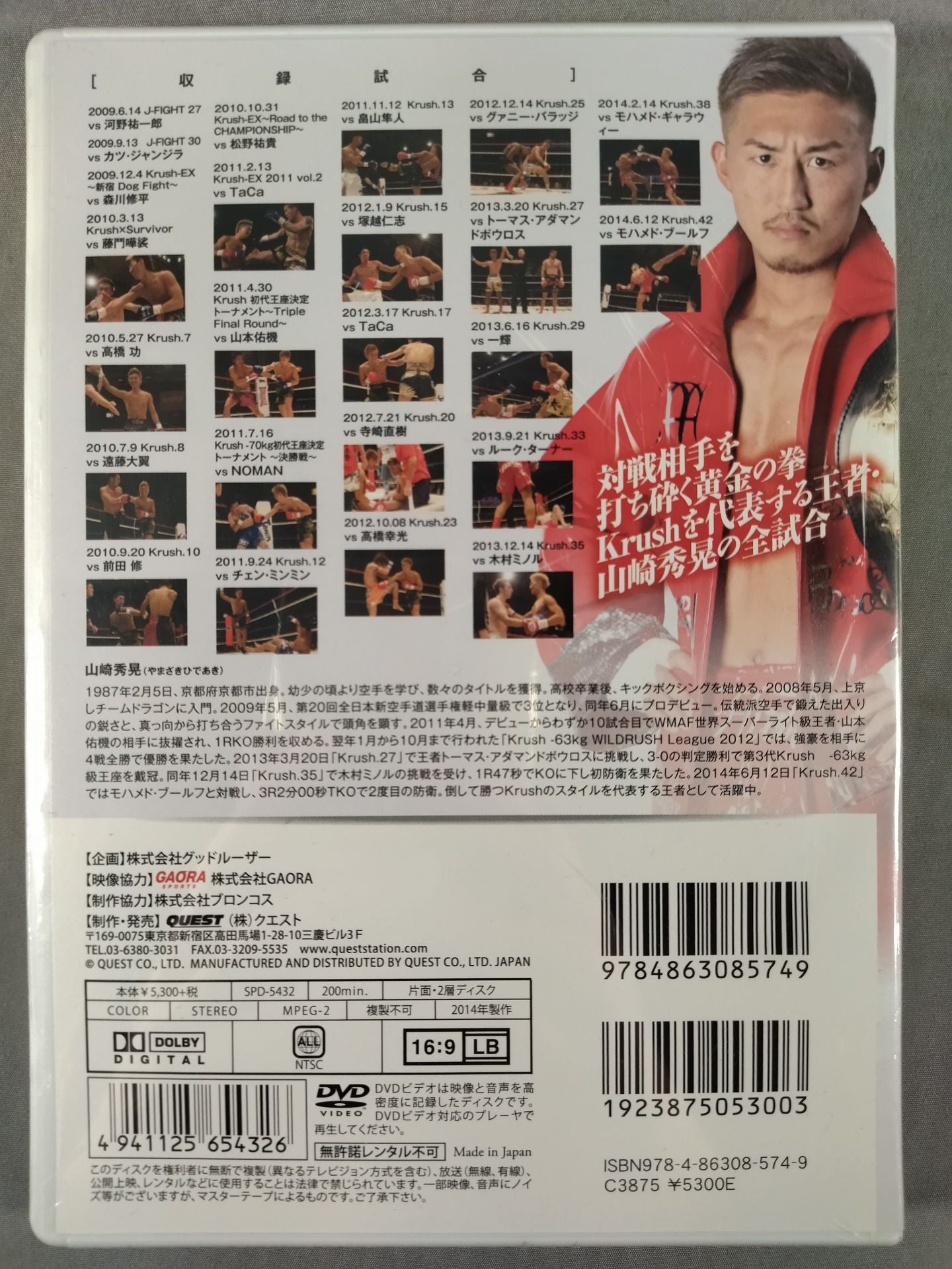 Krush 山崎秀晃 Golden Fist