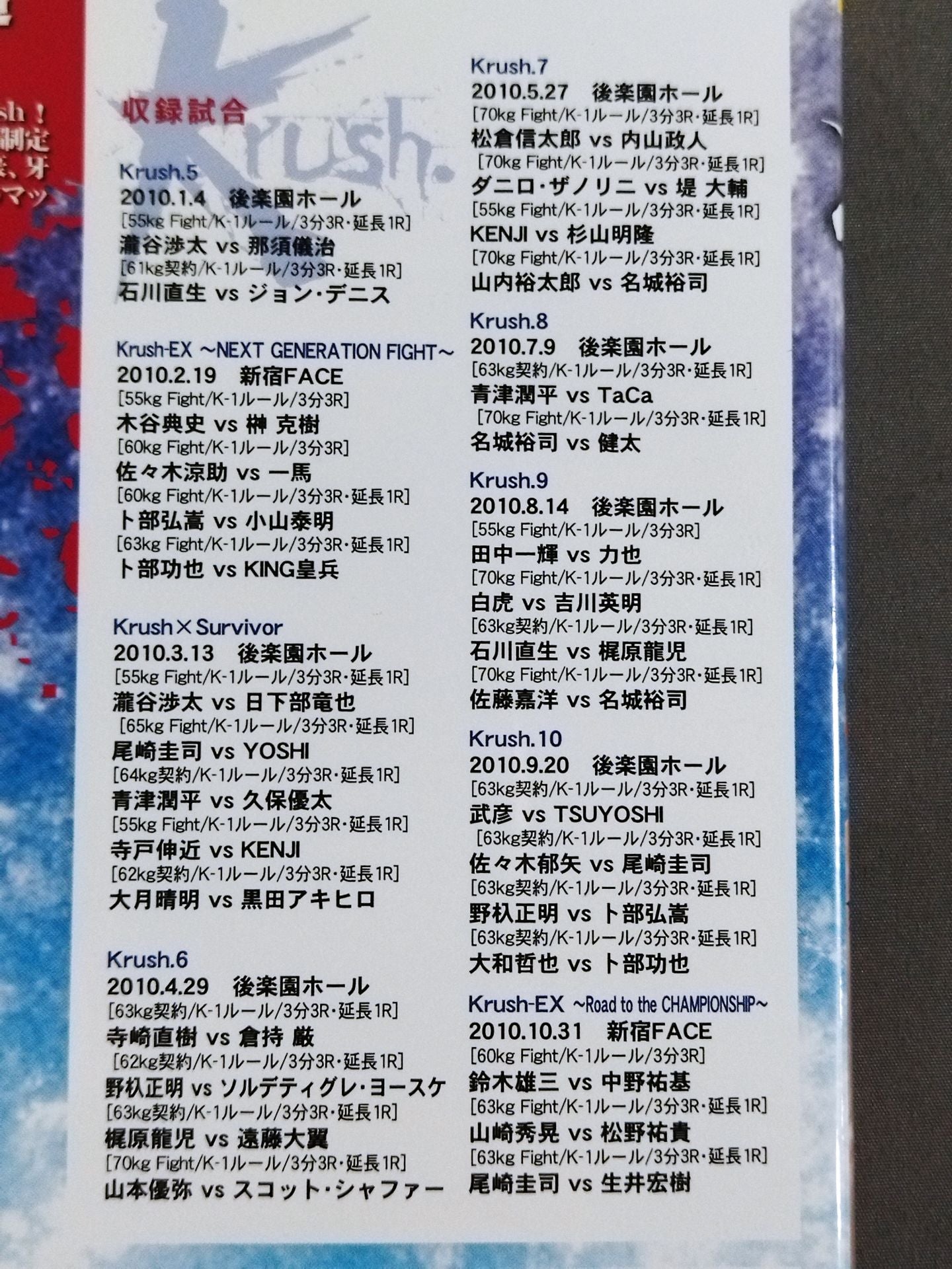 Krush 2010
