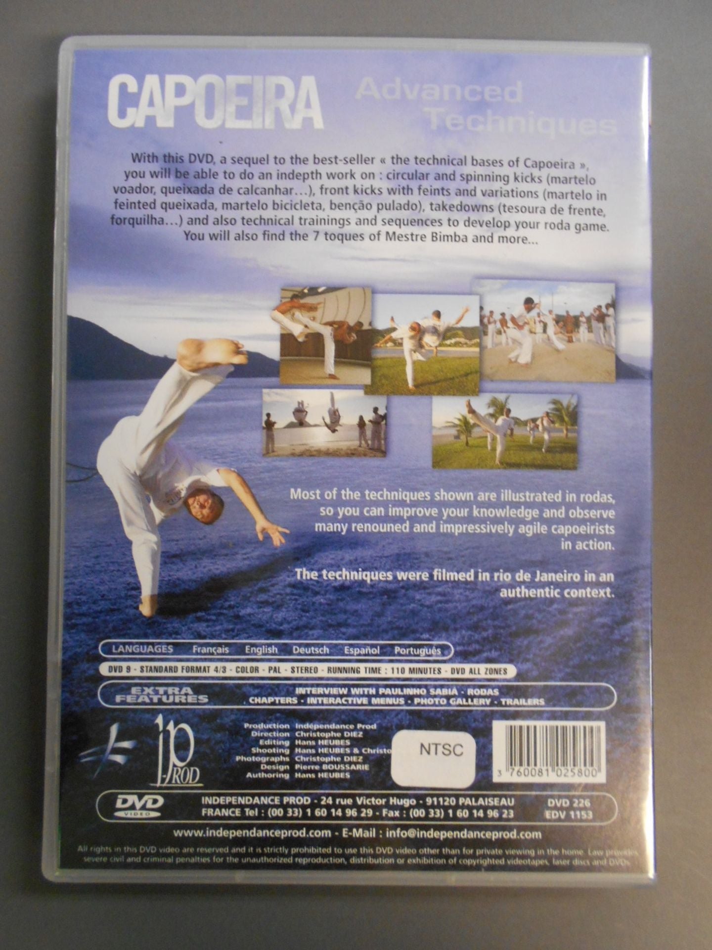 CAPOEIRA ADVANCE TECHNIQUES MASTER PAULIHNO SABIA