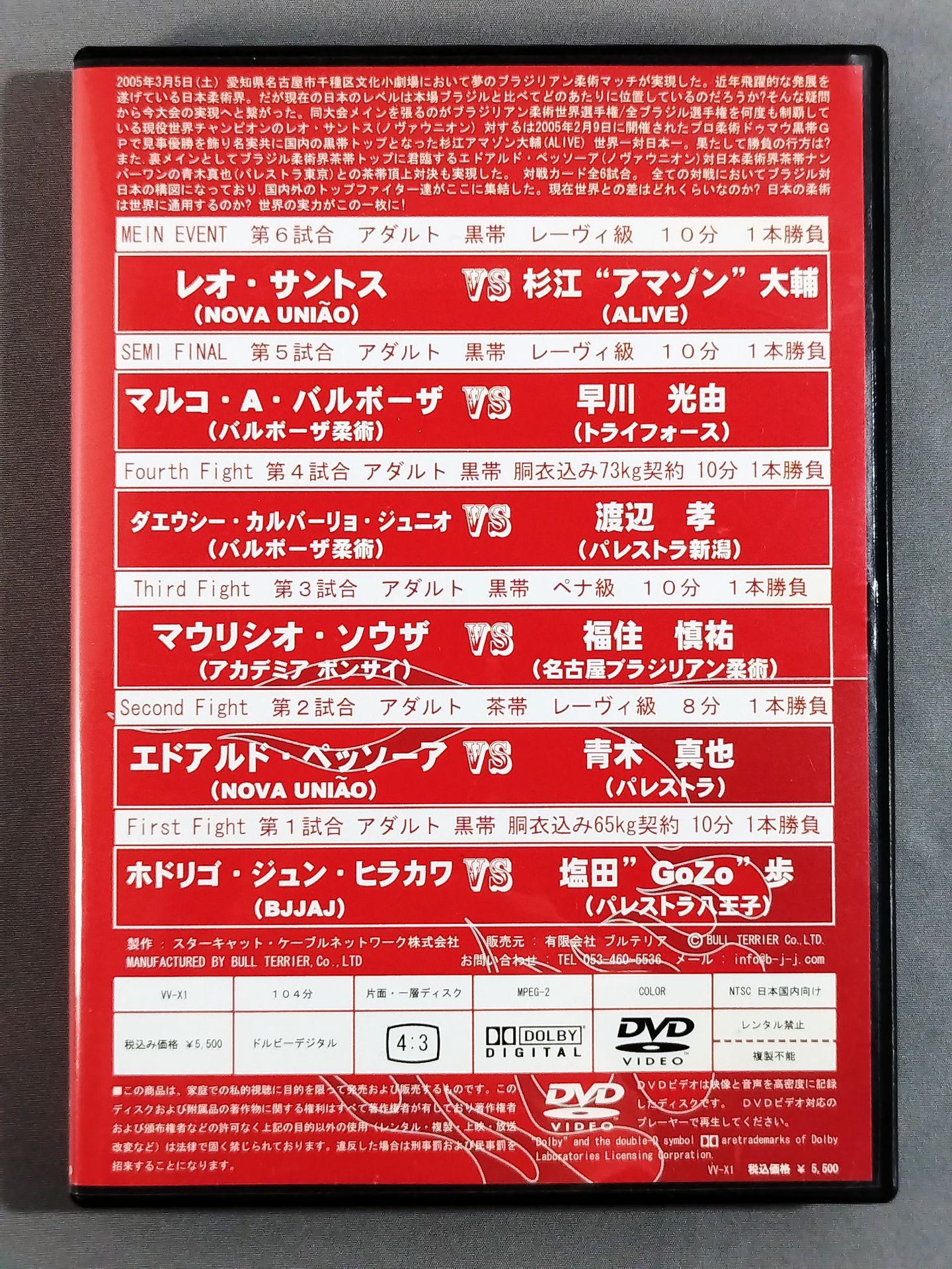 PRO JIU-JITSU Ⅹ BULL TERRIER PRESENTS