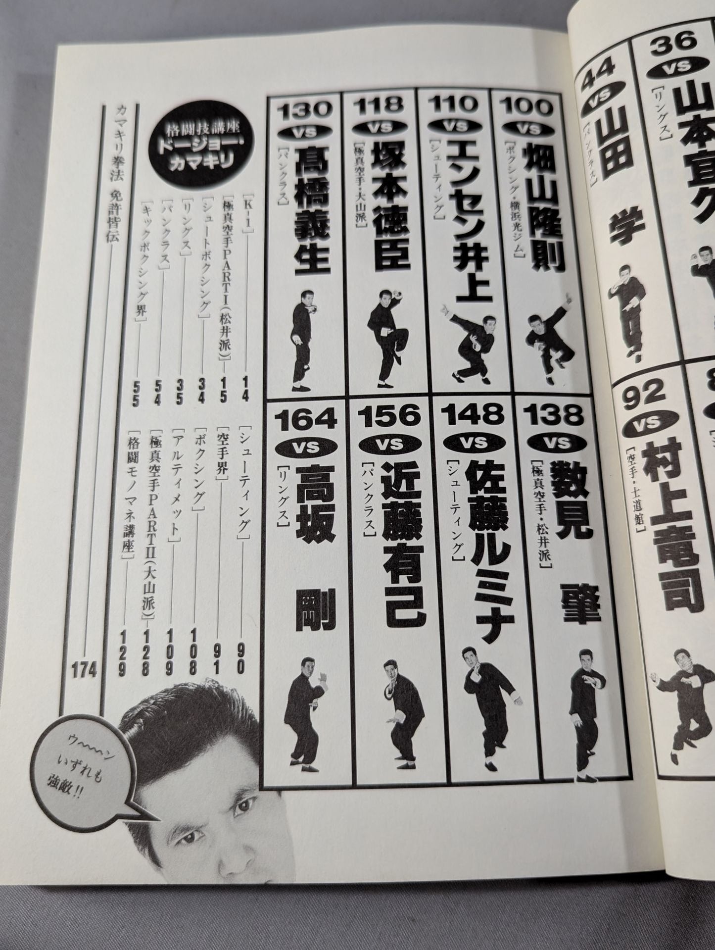 関根勤の平成格闘王列伝