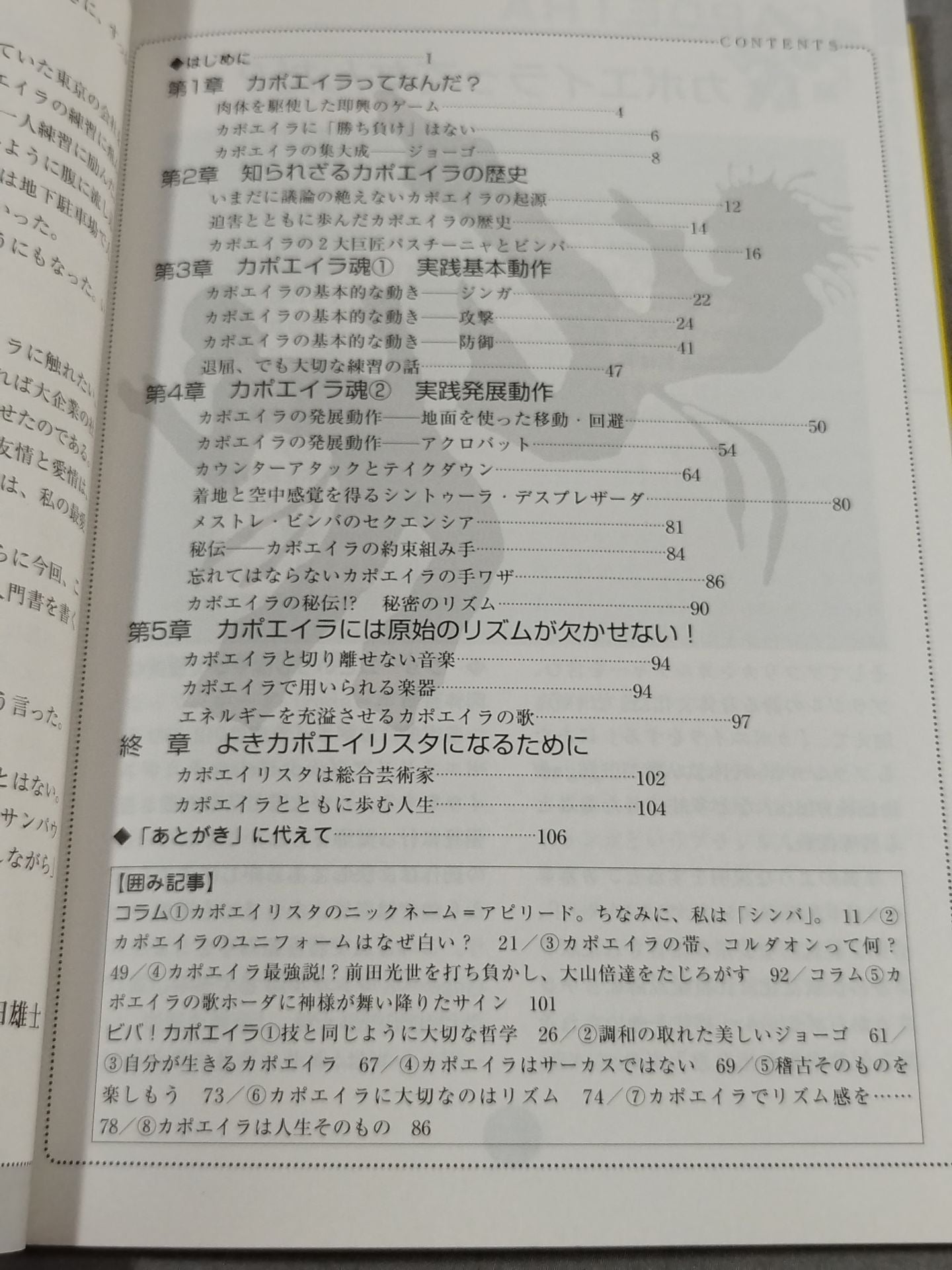はじける肉体の即興芸術 カポエイラ 自由に、軽やかに、のびやかに