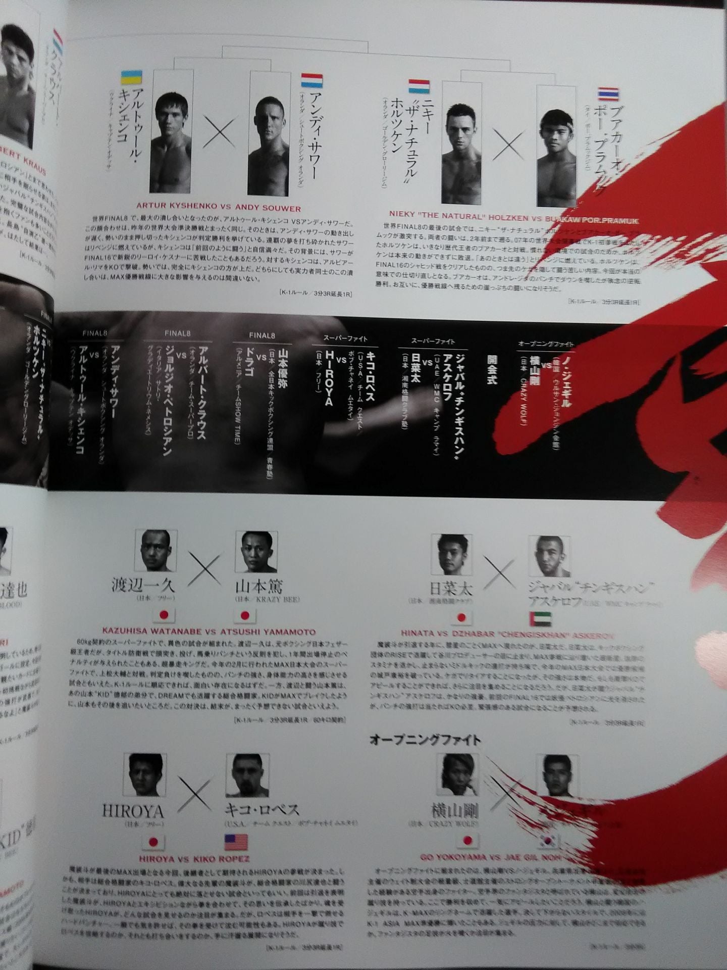 K-1 WORLD MAX 2009 ~世界一決定トーナメント FINAL8~