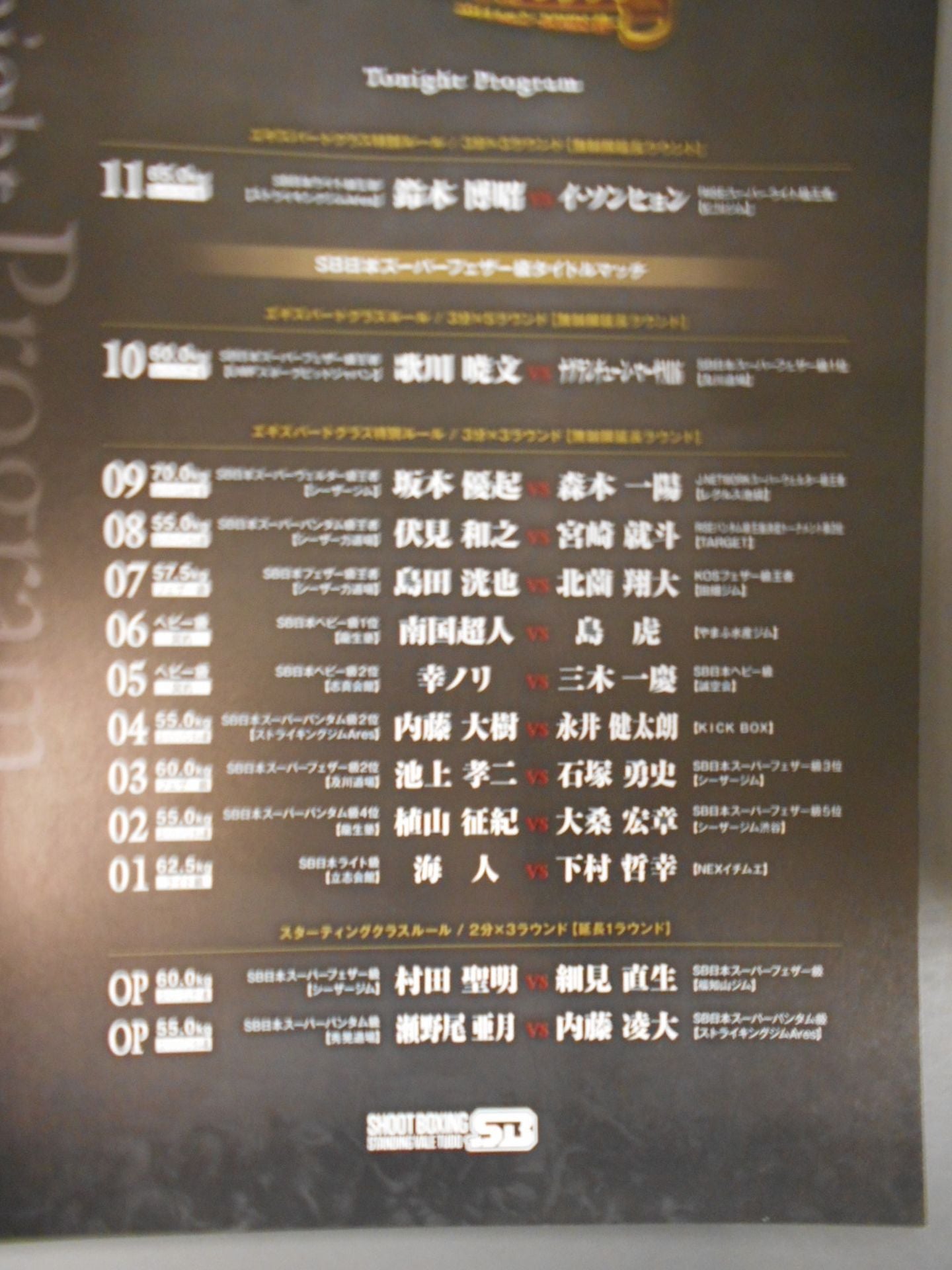 SHOOT BOXING 2014 act.3 ~BONDS 絆~