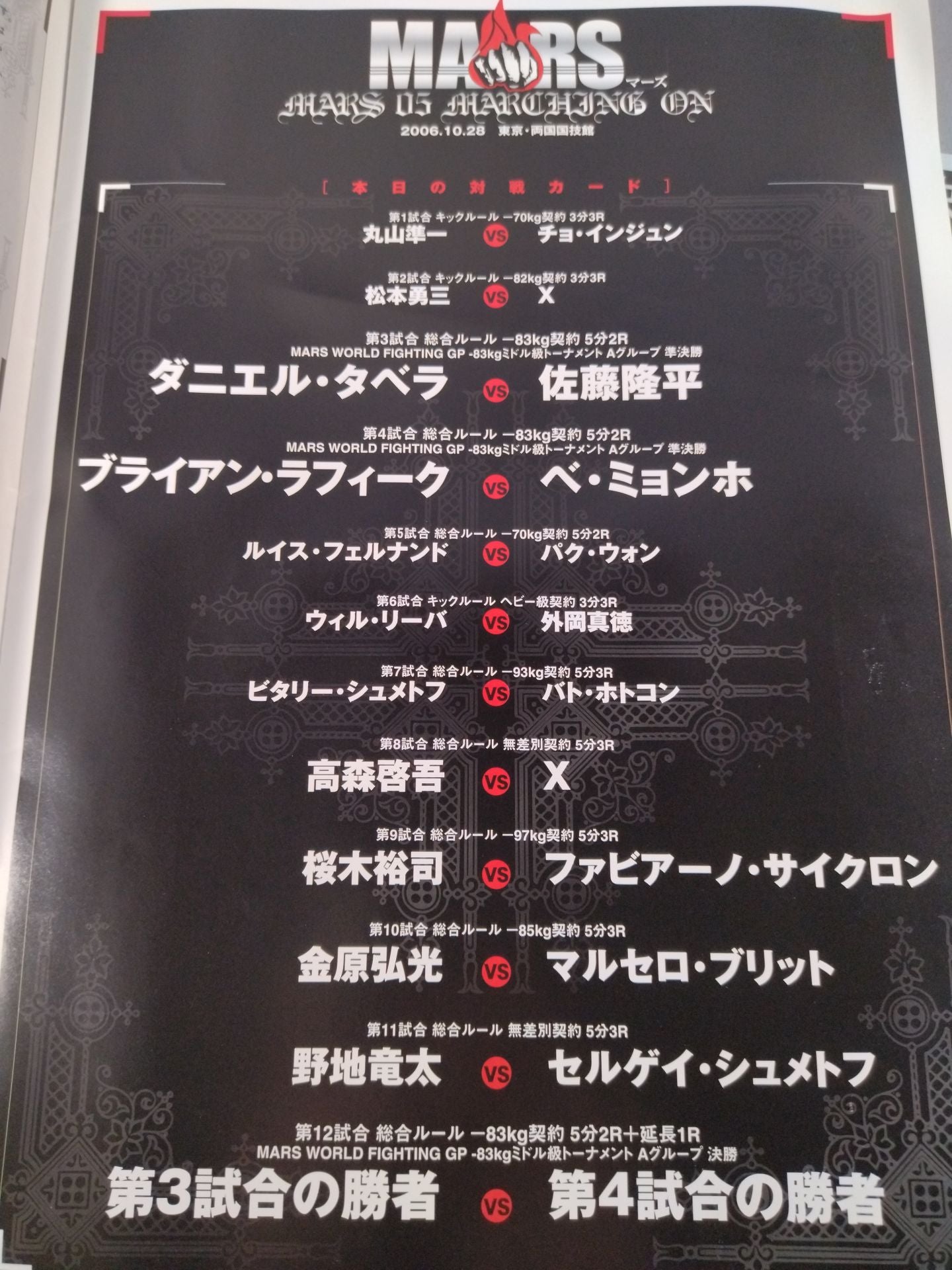 MARS 05 MARCHING ON / マーズ05