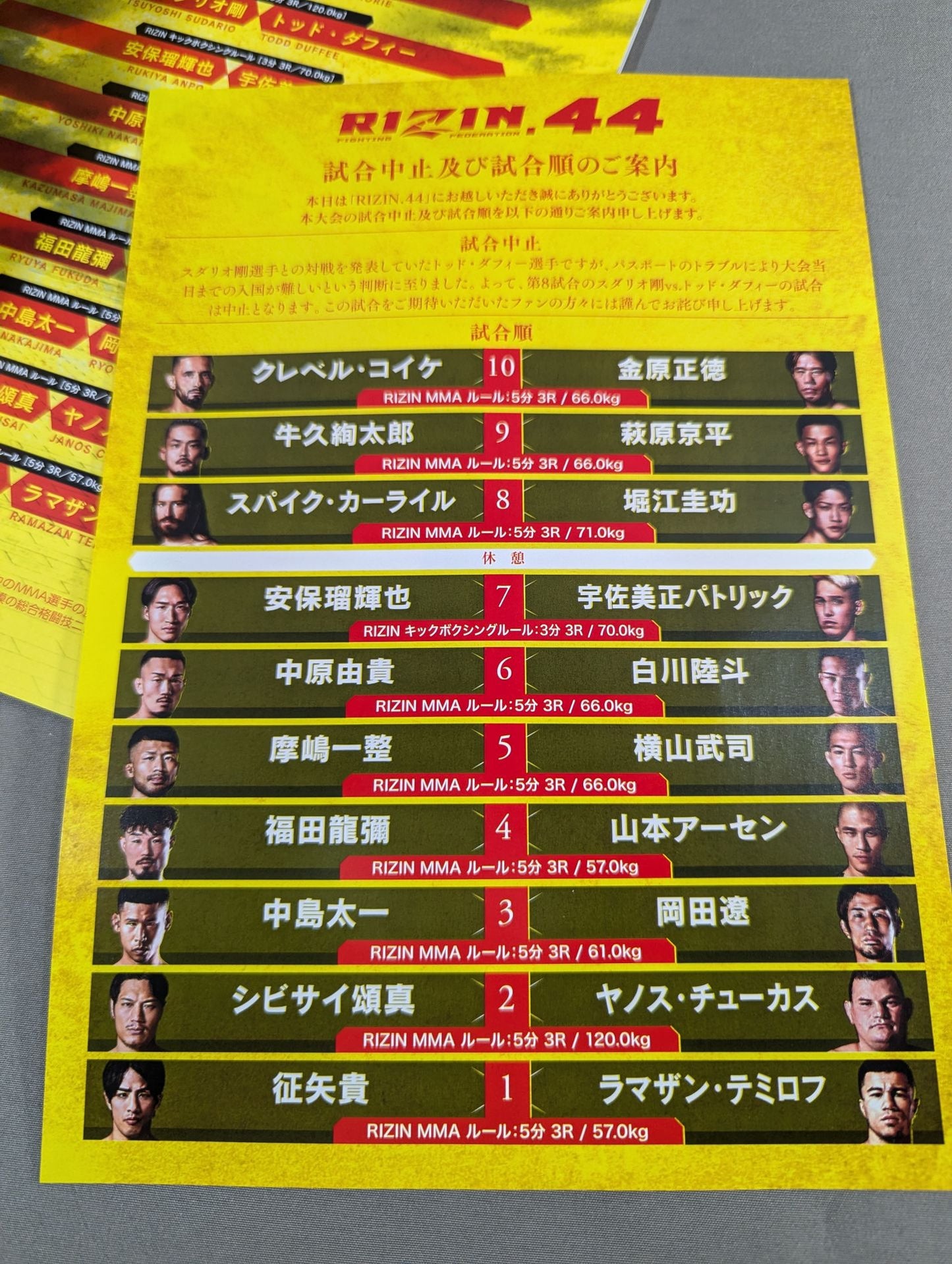 RIZIN.44 / RIZIN LANDMARK 6 in NAGOYA
