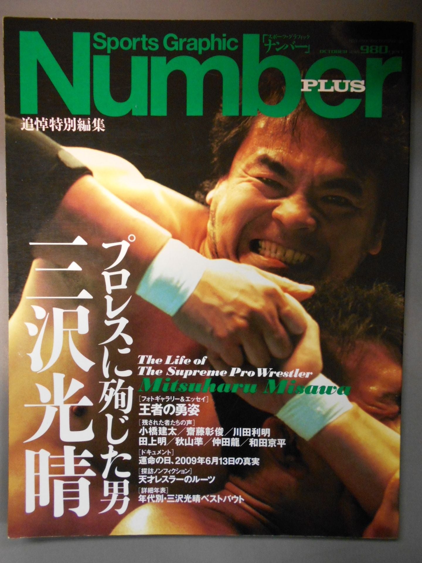 NumberPLUS プロレスに殉じた男 三沢光晴 追悼特別編集