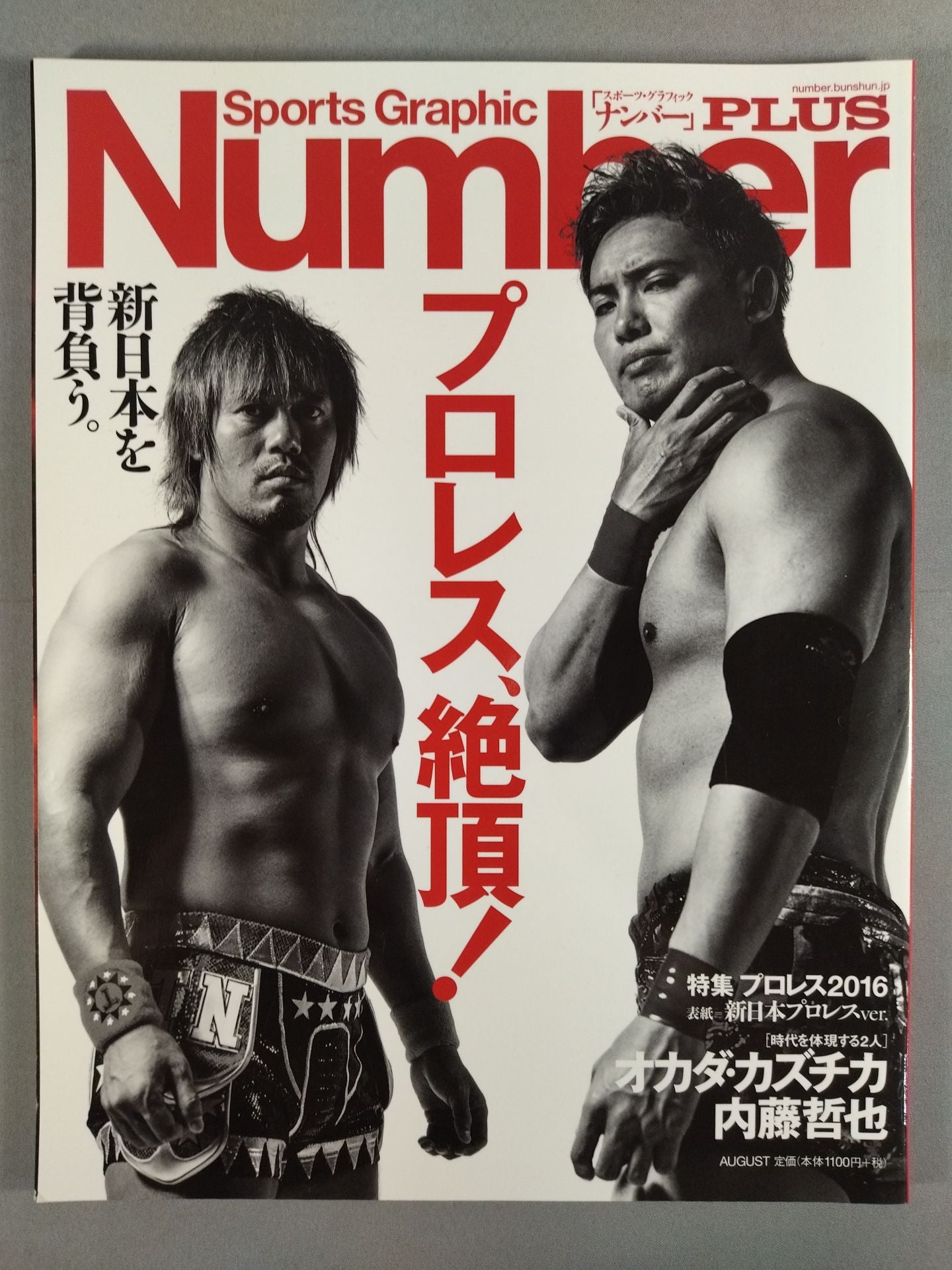 NumberPLUS プロレス2016【表紙=新日本プロレス版】
