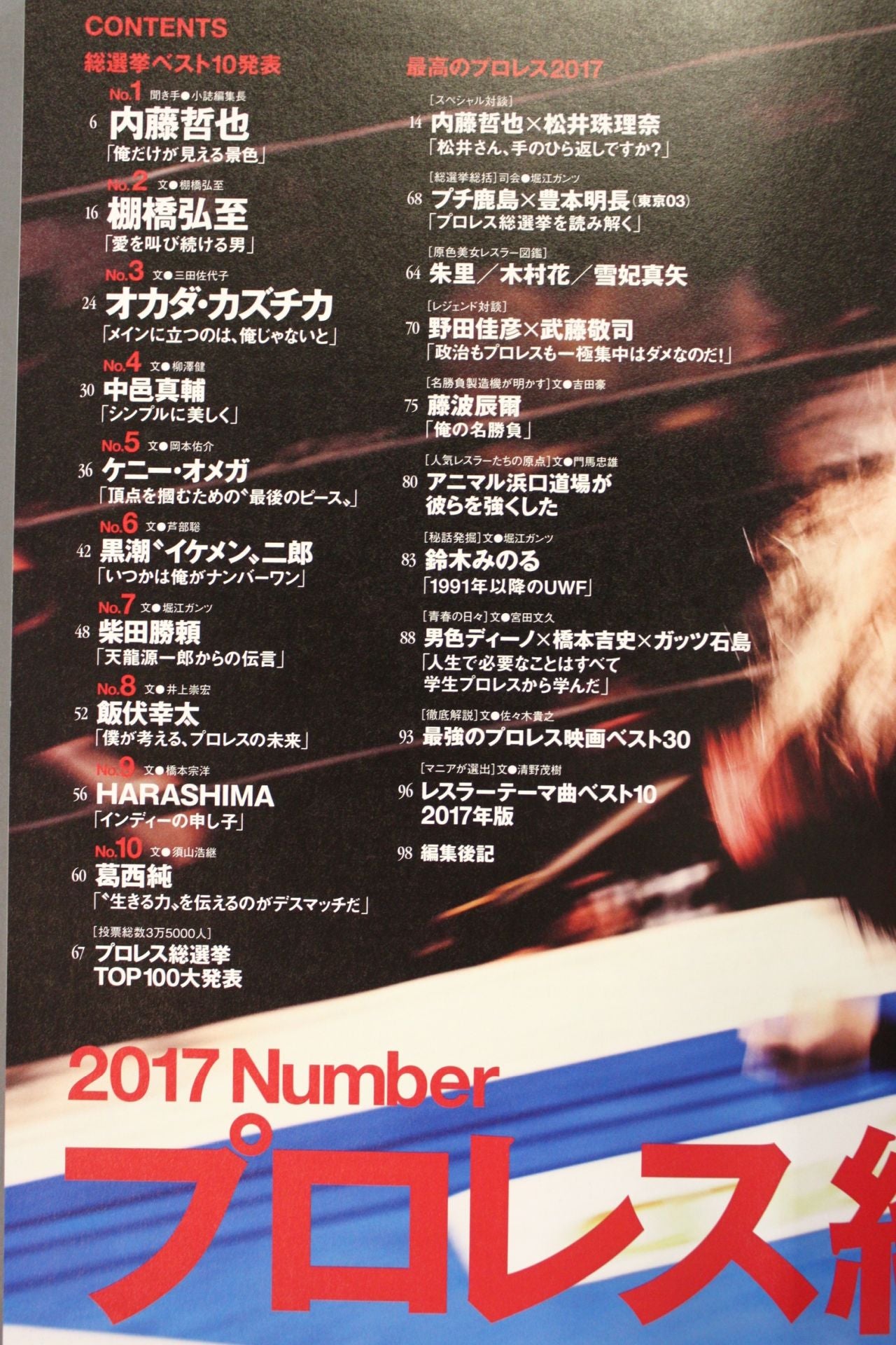 NumberPLUS プロレス総選挙2017