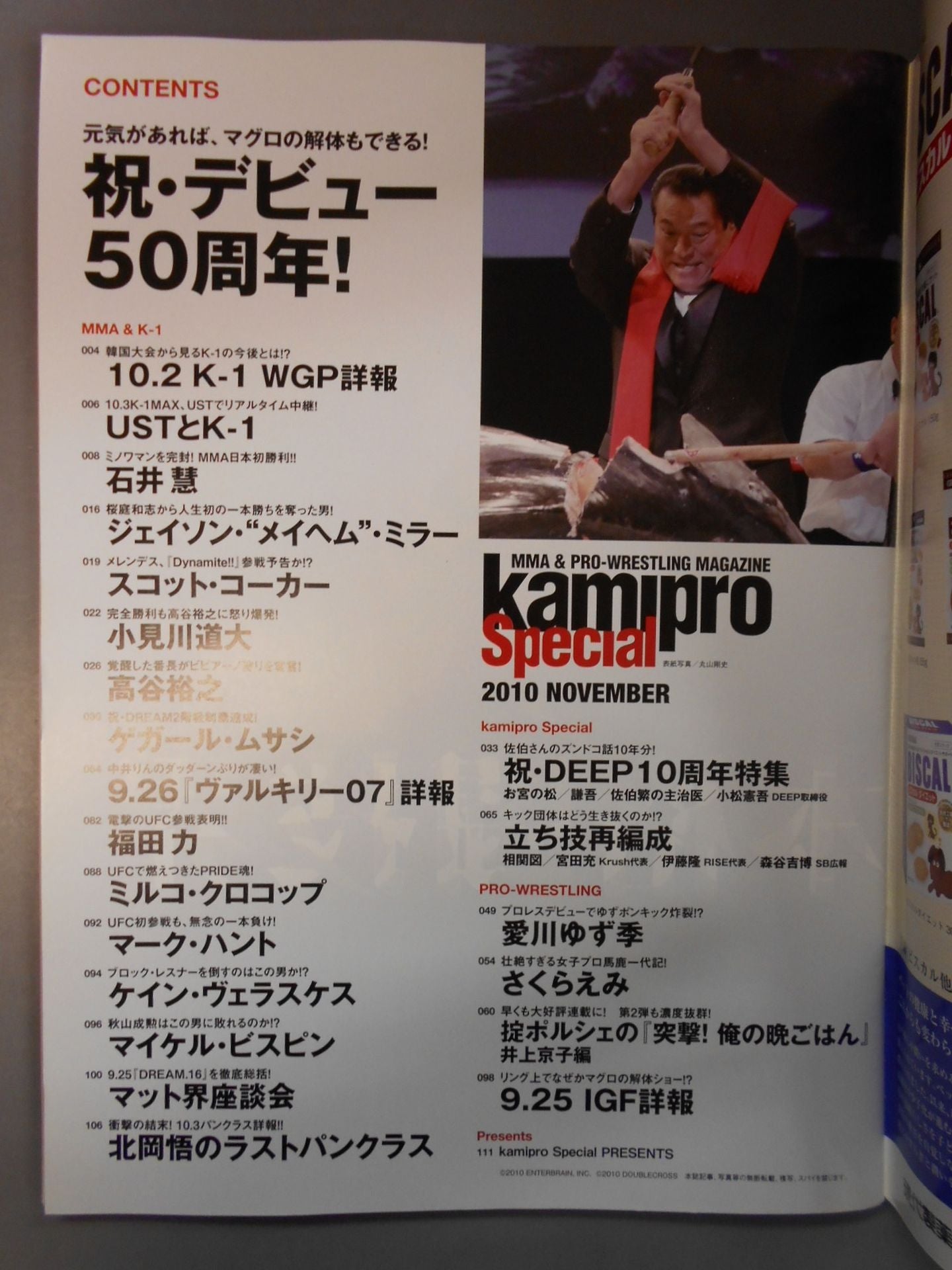 kamipro Special 2010 NOVEMBER