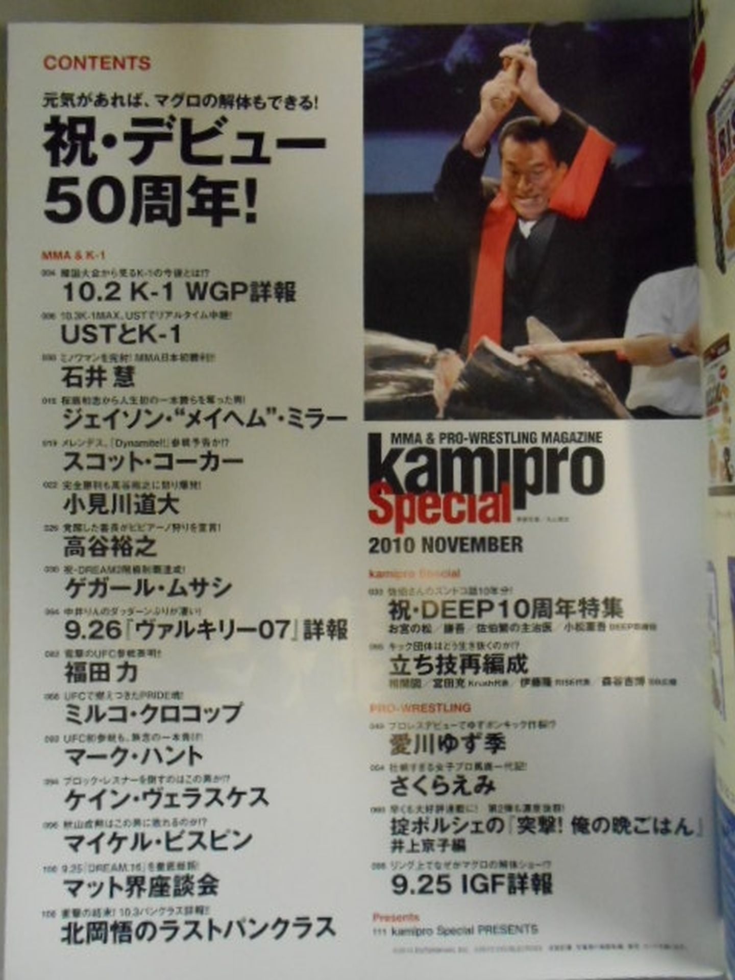 kamipro Special 2010 NOVEMBER