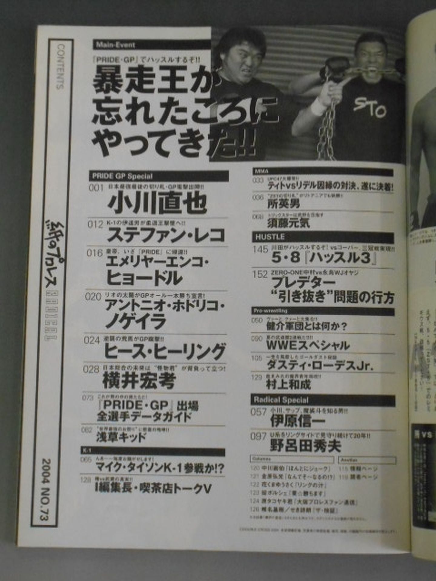 紙のプロレスRADICAL73