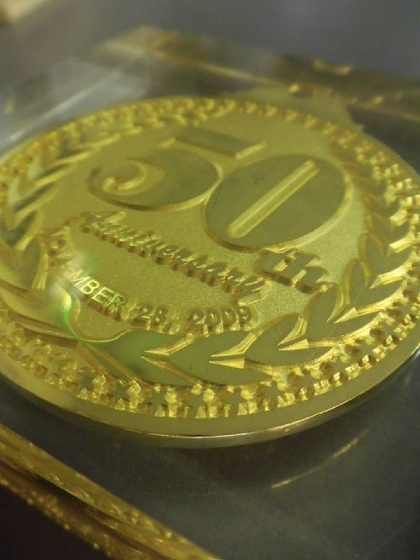 Honolulu International KARATE Road Fighters  Rights 50th Anniversary Medal