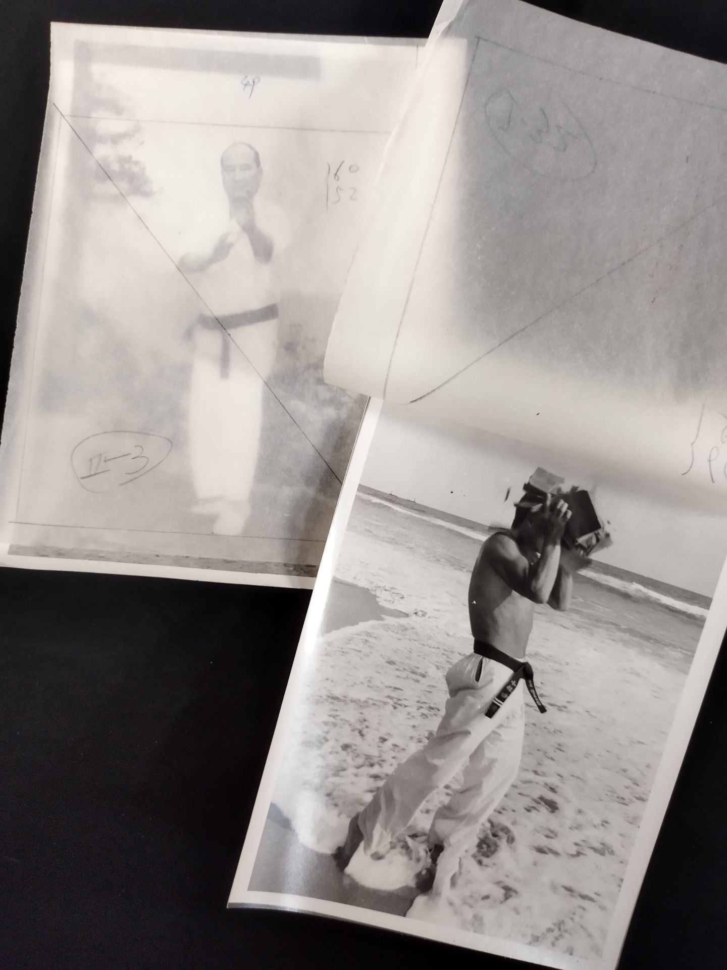 Mas Oyama (Masutatsu Oyama) Kyokushin KARATE Summer Camp Black and WhitePhoto Sets(1)